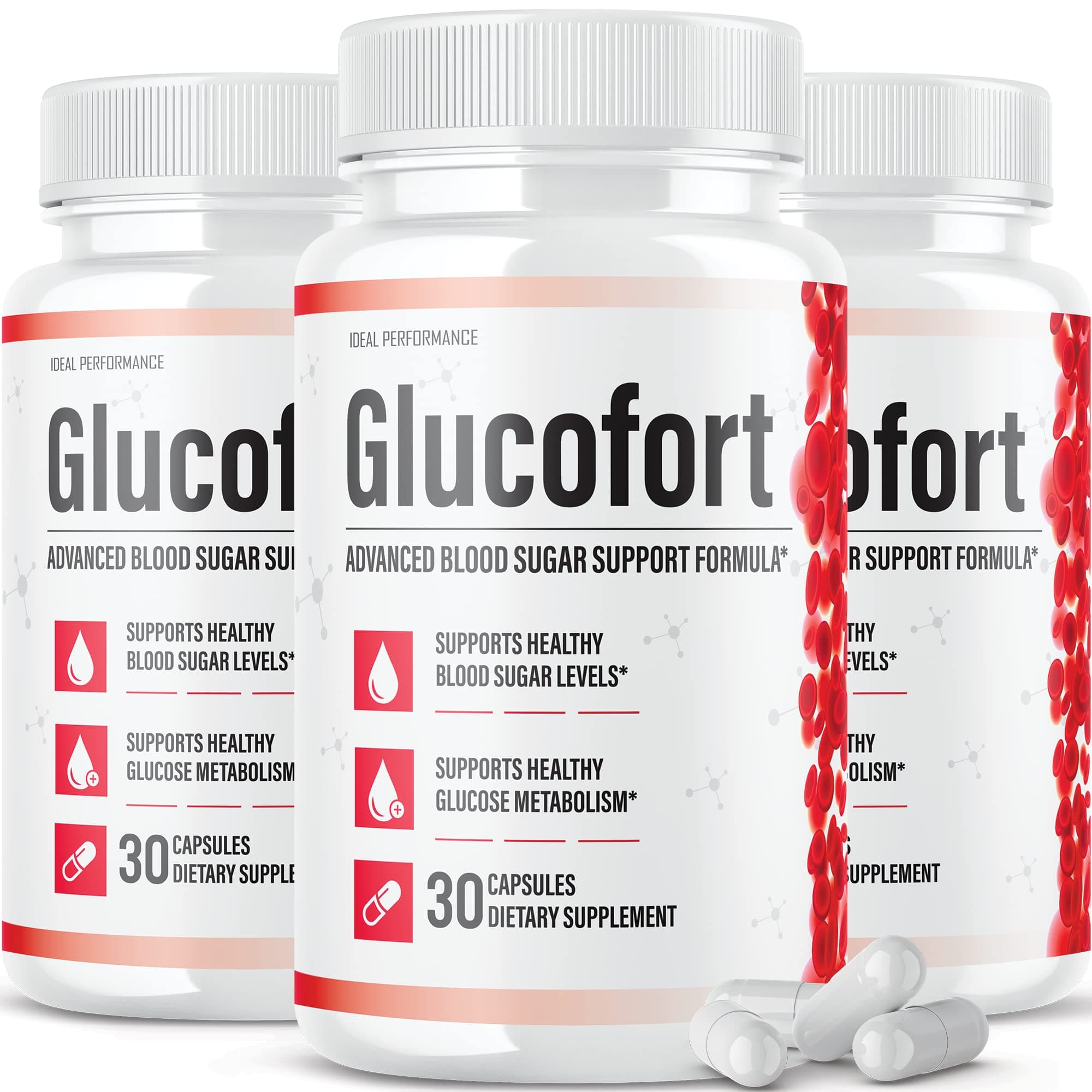 (Official) Glucofort Supplement Support Formula (3 Pack)