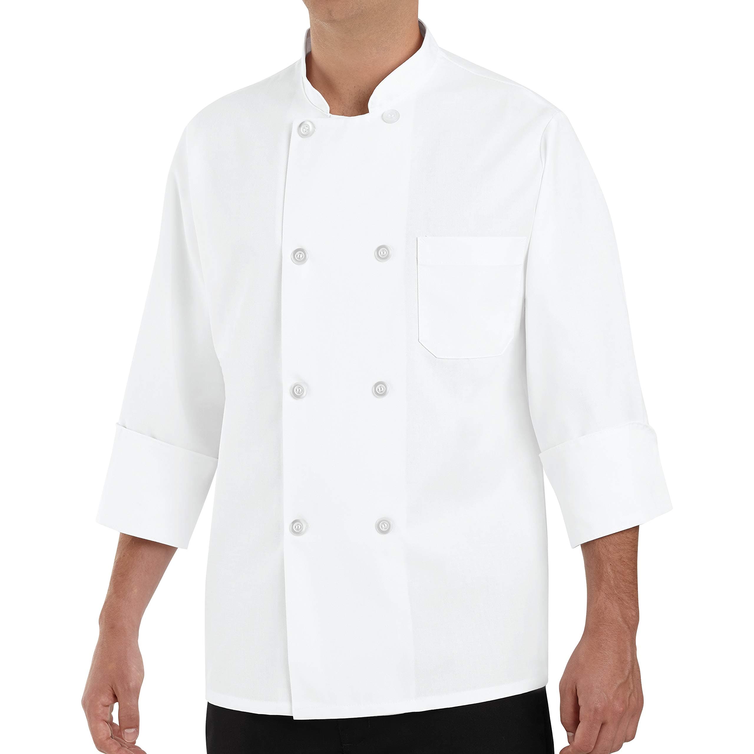 Chef Designs Men's Eight Pearl Button Chef Coat