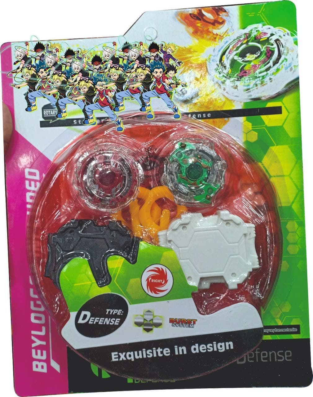 Mihir Bay Blade String Power Launcher 2 Blade for Kids (Multicolor)