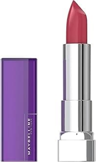 Color Sensational Lipstick, Lip Makeup with a Cream Hydrating Lipstick Finish, Plum Perfect, 1 Count (Packaging May Vary)