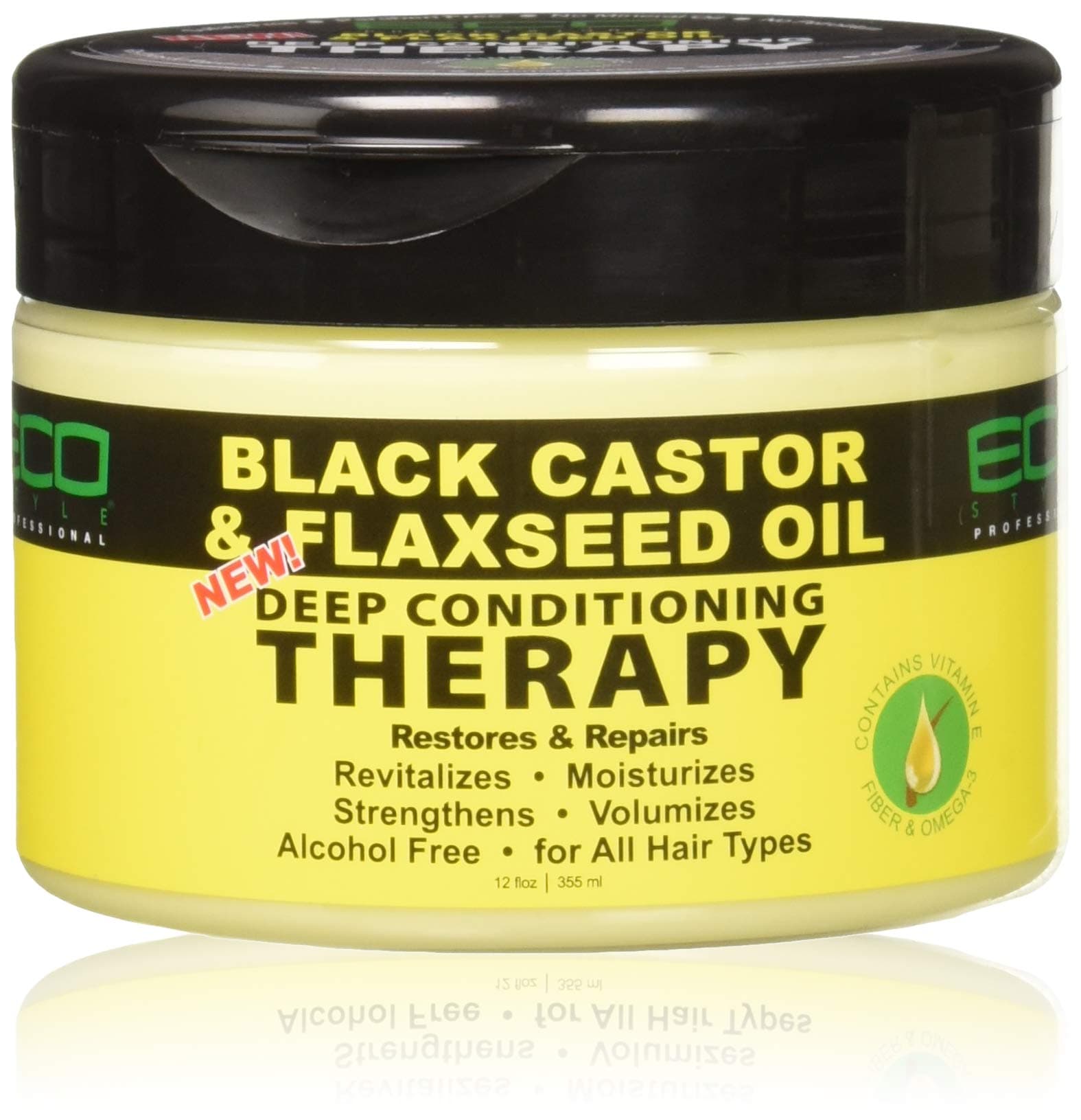 Ecoco Black Castor and Flaxseed Oil Deep Conditioning Therapy
