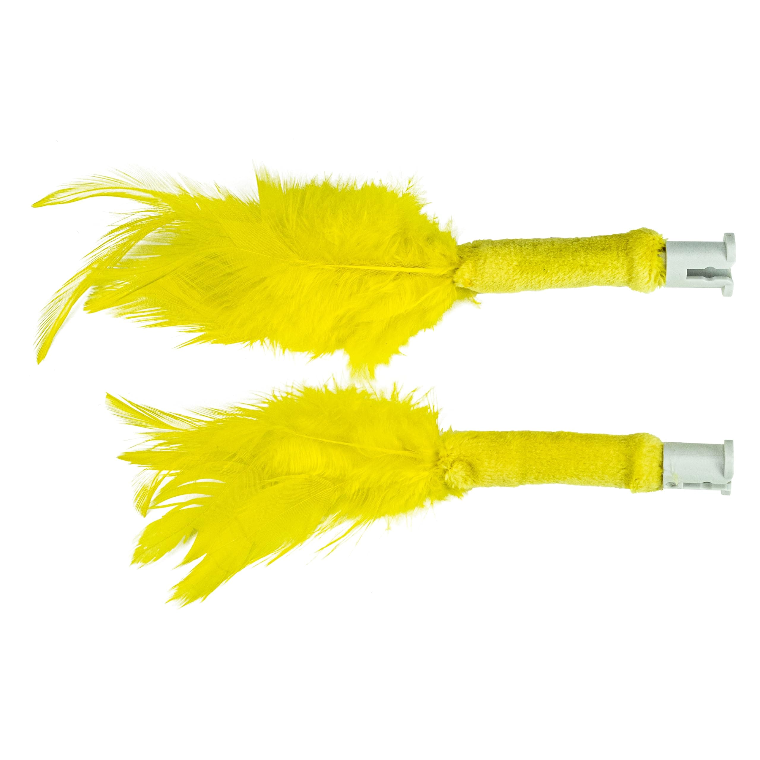 PetSafe Peek-A-Bird Cat Toy Replacement Feathers – 2 Pack Refill Parts – Interactive Teaser Toy for Indoor Cats