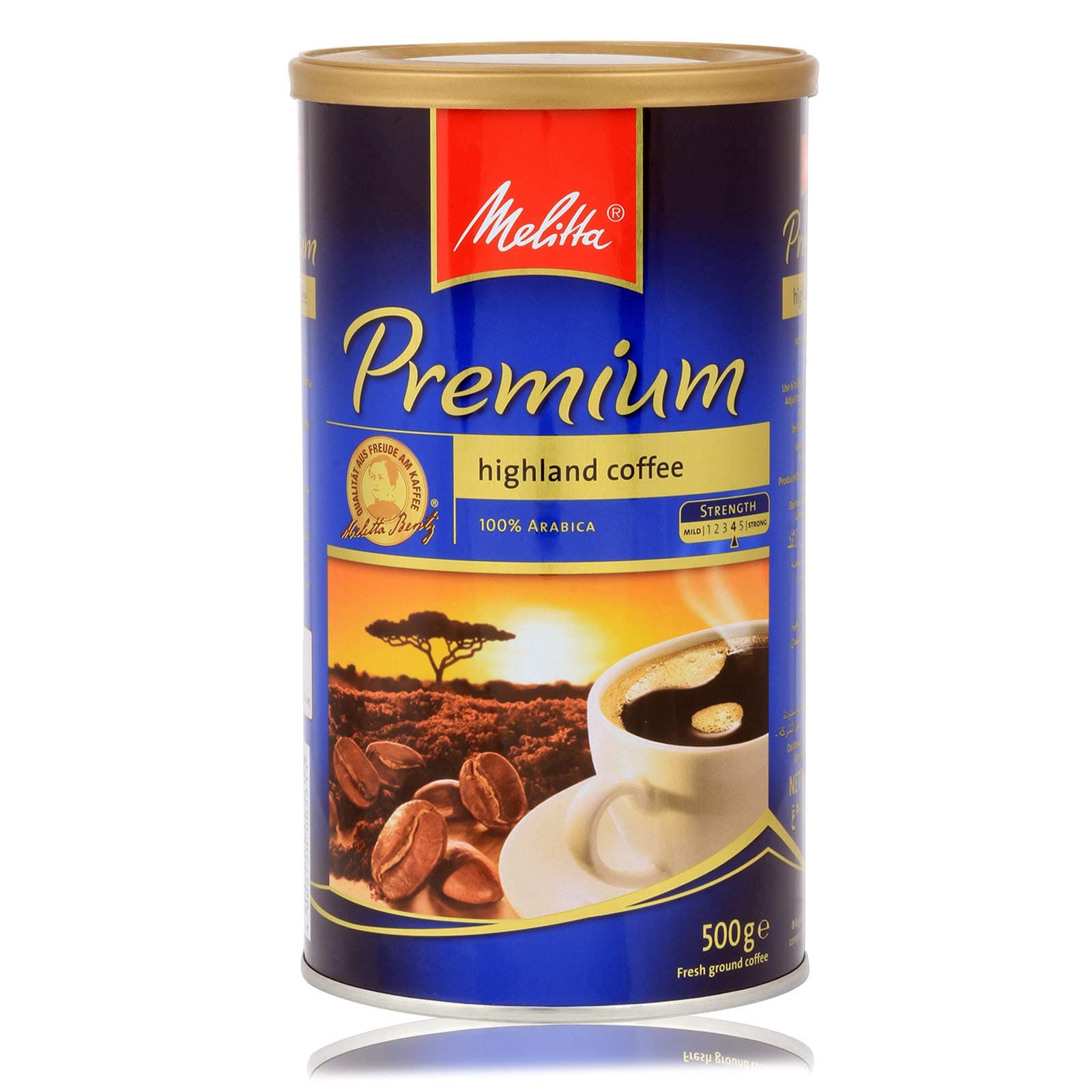 Melitta Ground Coffee Premium Coffee Tin, 500gm