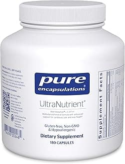 UltraNutrient - Minerals & Multivitamins - Supports Liver & Heart Health* - Supplement for Antioxidants - with Vitamin C, CoQ10 & More - Gluten Free - 180 Capsules