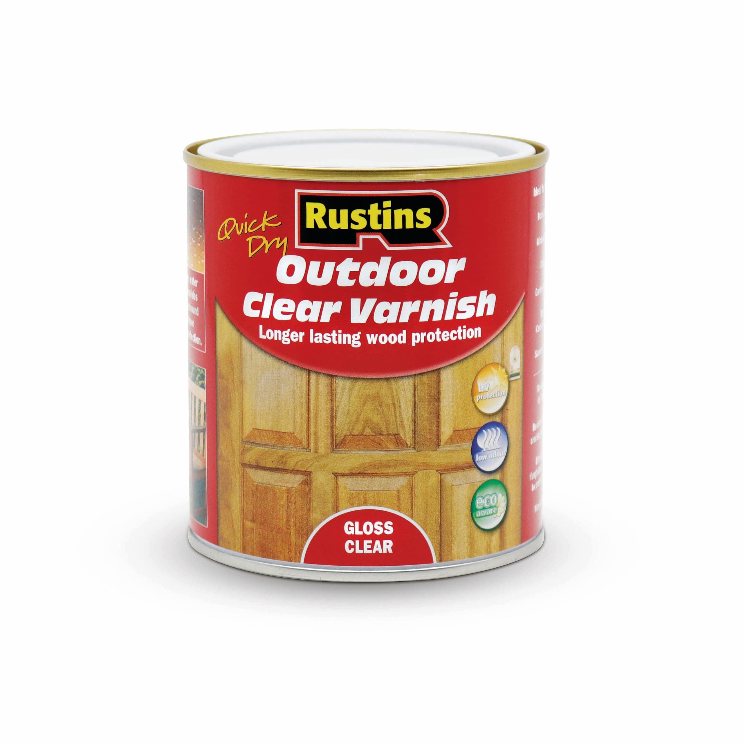 Quick Dry Outdoor Clear Varnish 500 ml Gloss
