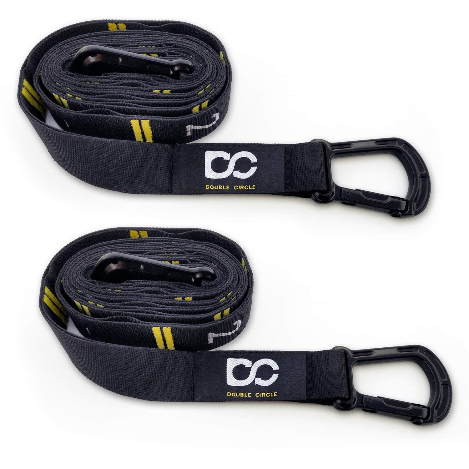 Quick Adjust Numbered Straps for Gymnastic Rings - Carabiner System and Exercise Video Guide for Full Body Workout, Calisthenics, and Home Gym