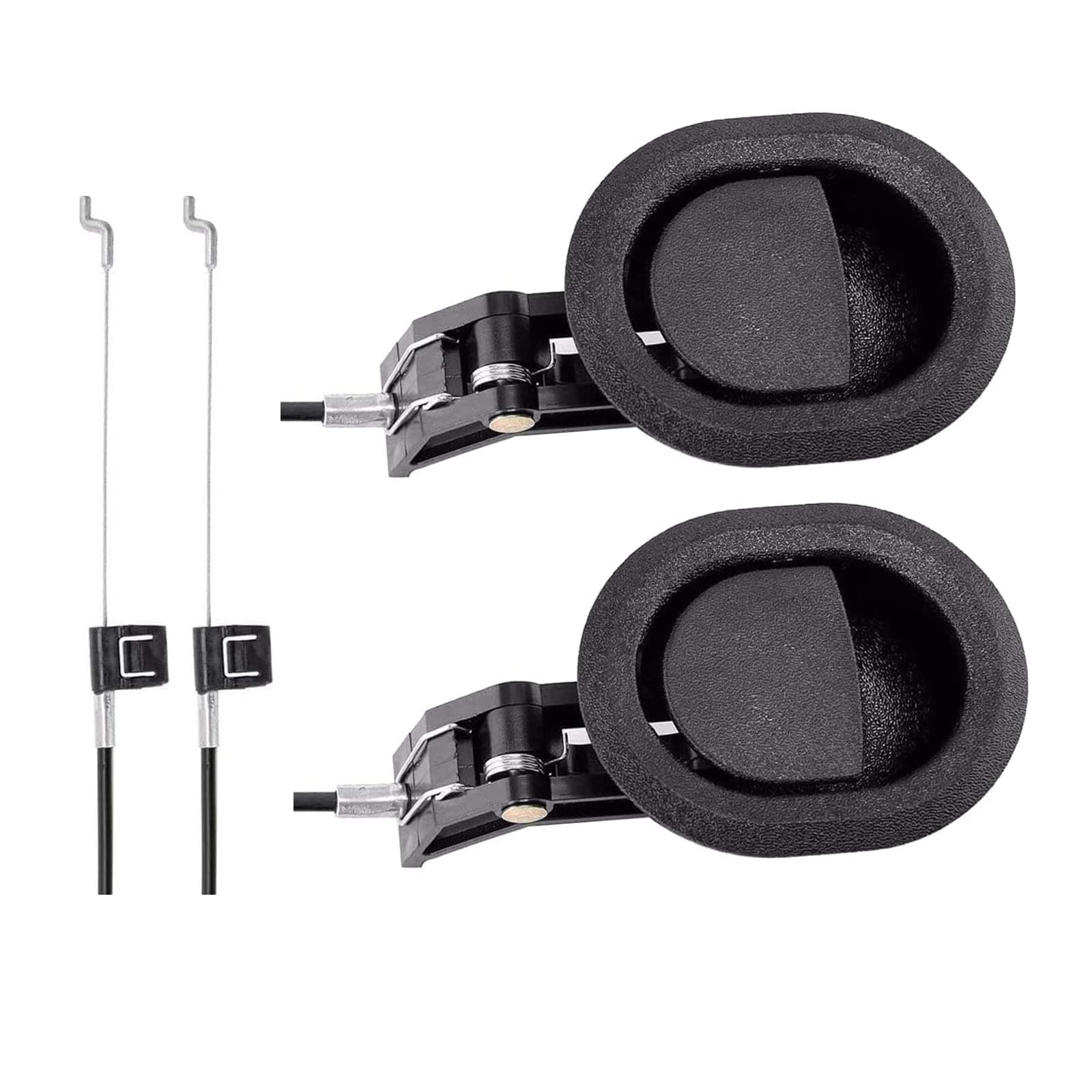 Universal Sofa Chair Recliner Release Pull Handle Replacement Parts with Cable Metal Couch Style Pull Chair Release Handle fits Ashley and Major Recliner Brands Sofa（2 pieces Black）