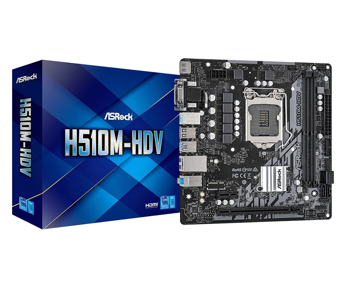 ASRock  MB Intel 1200 H510M-HDV