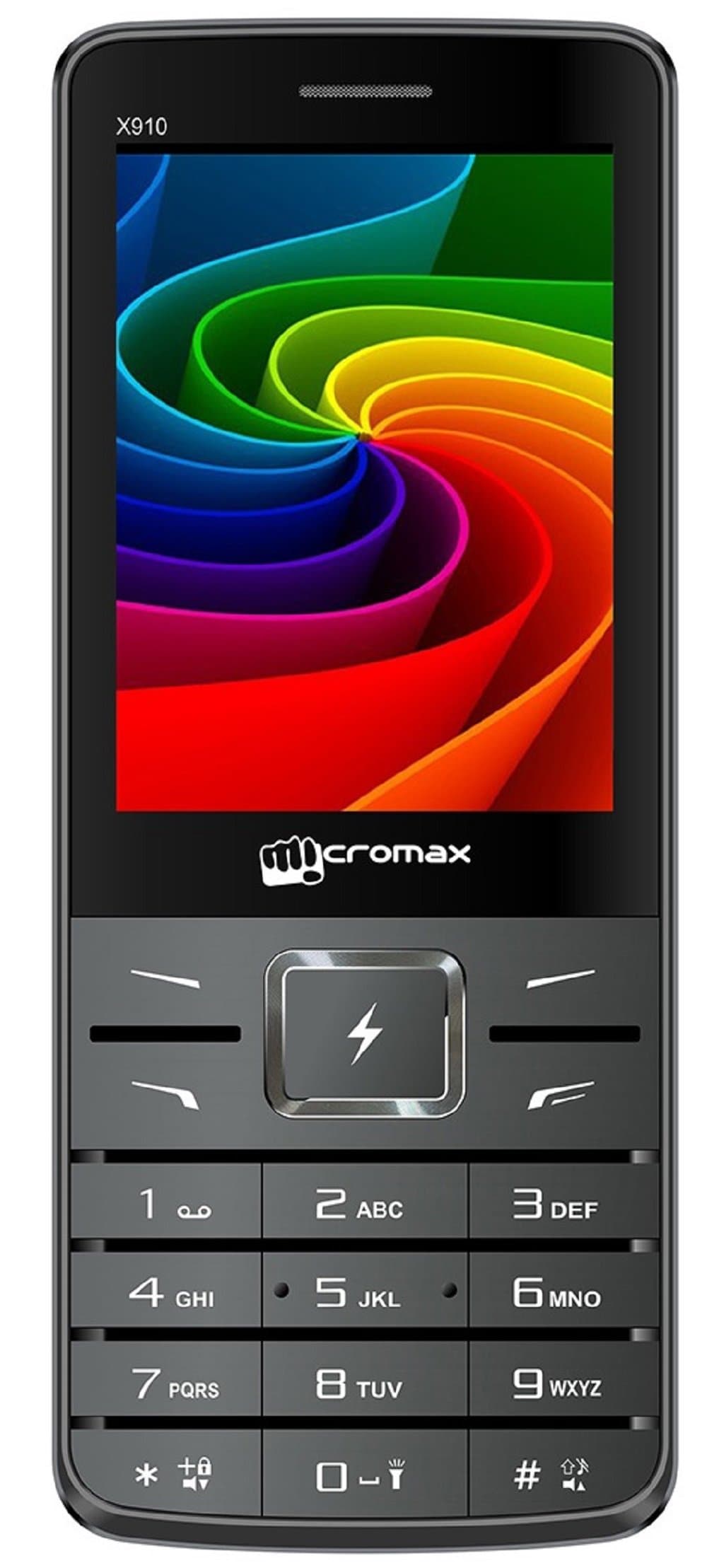 Micromax Flash X910 (Dual Sim, 4000 mAh battery, Grey)