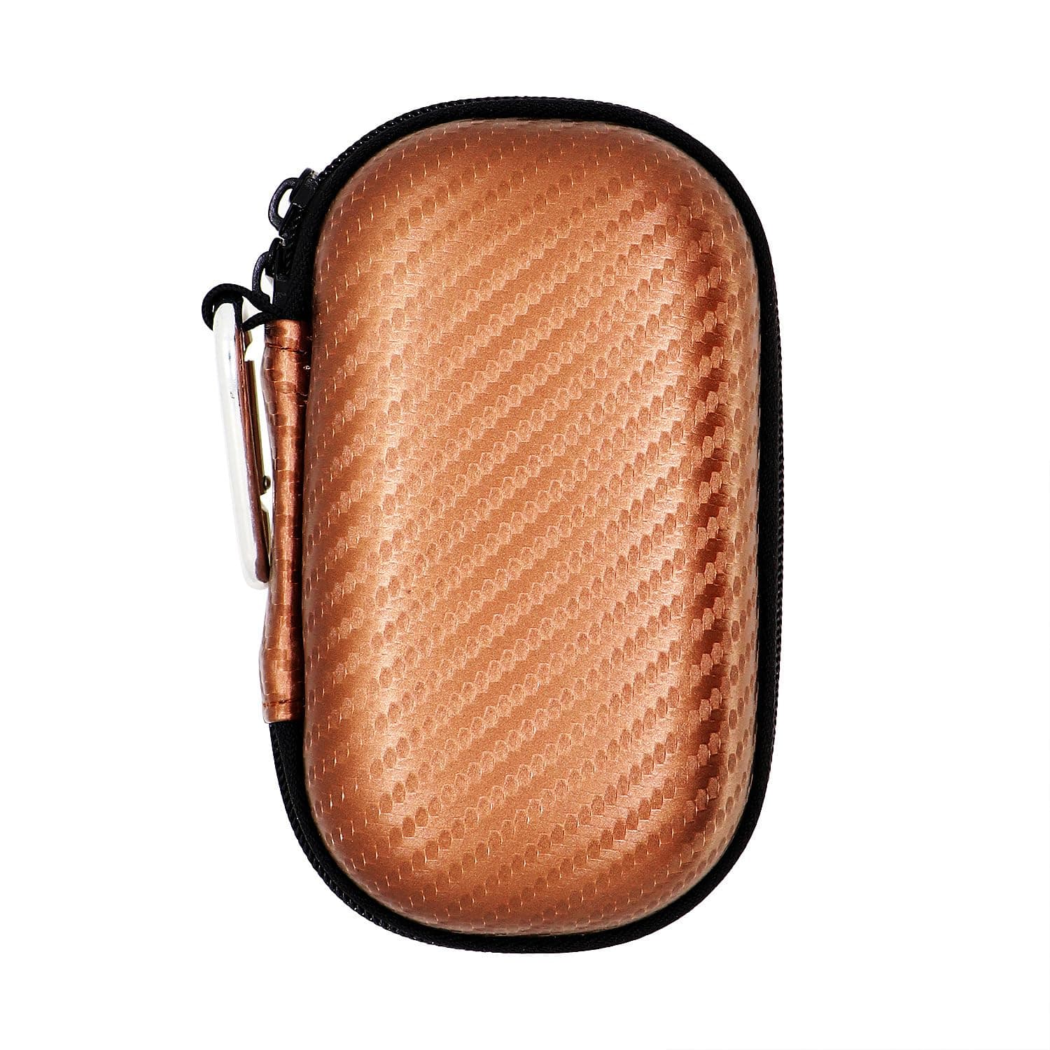 HLMNAKE Eva + PU Leather Case for Glo Hyper X2 Air/Ploom Tech with/with 2/Ploom S Tobacco Heater, Protective Case for Electric Tobacco Heater Case, Carbon Fibre Brown