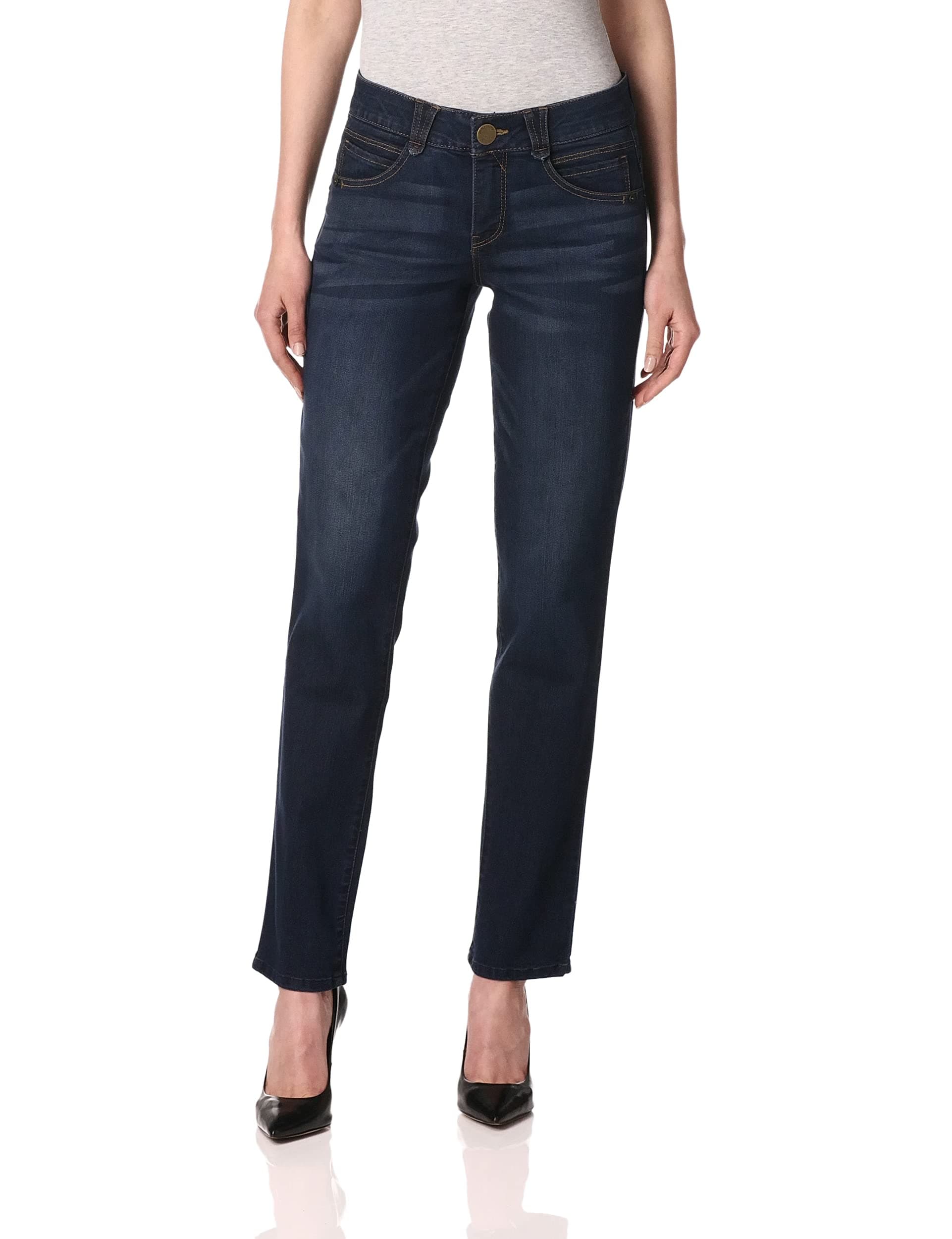 Womens Ab Solution Straight Leg Jean