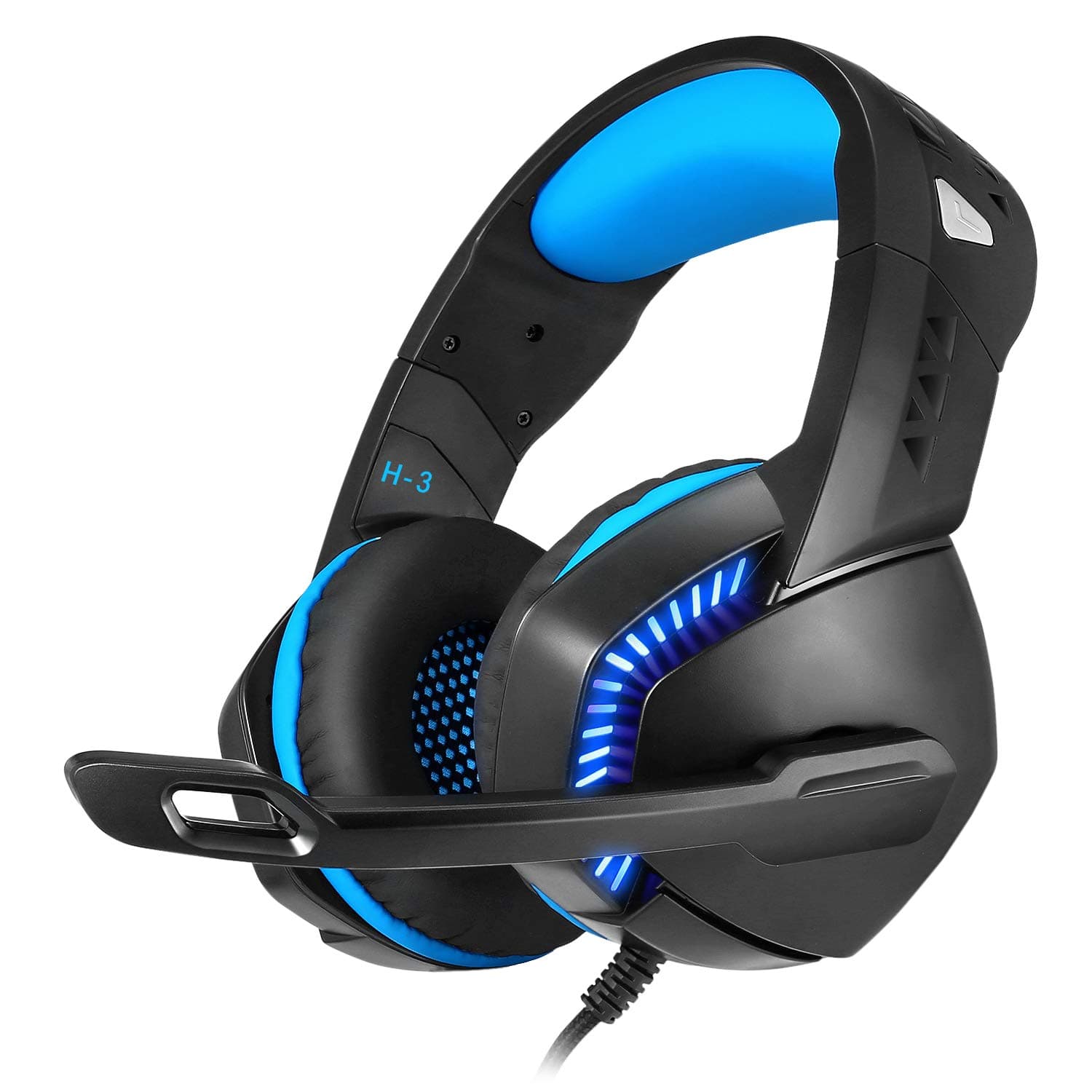 Cosmic Byte H3 Gaming Wired Over Ear Headset With Mic For Pc, Laptops, Mobiles, Ps4, Xbox One (Blue)
