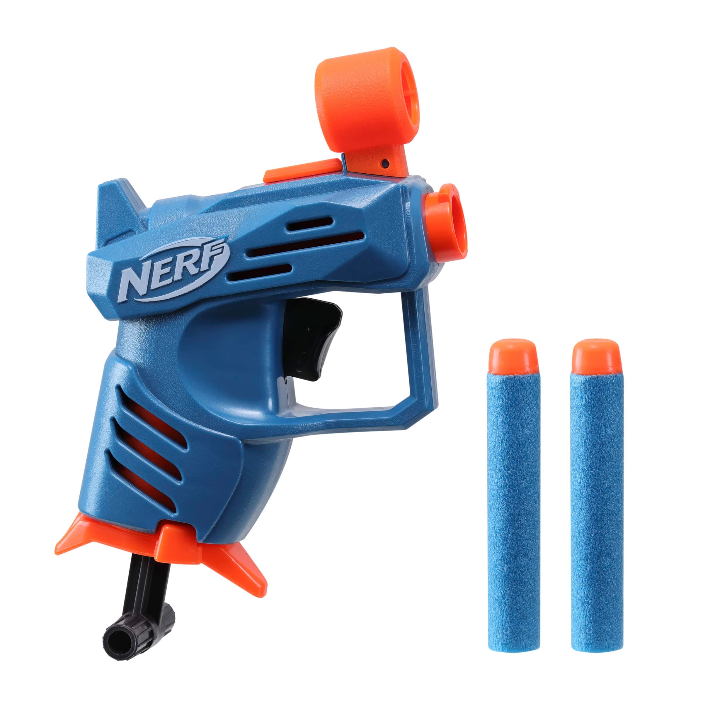 NERF Elite 2.0 Ace SD-1 Dart Blaster, 2 Elite Darts, Pull Handle, Integrated Dart Holder for 1 Dart