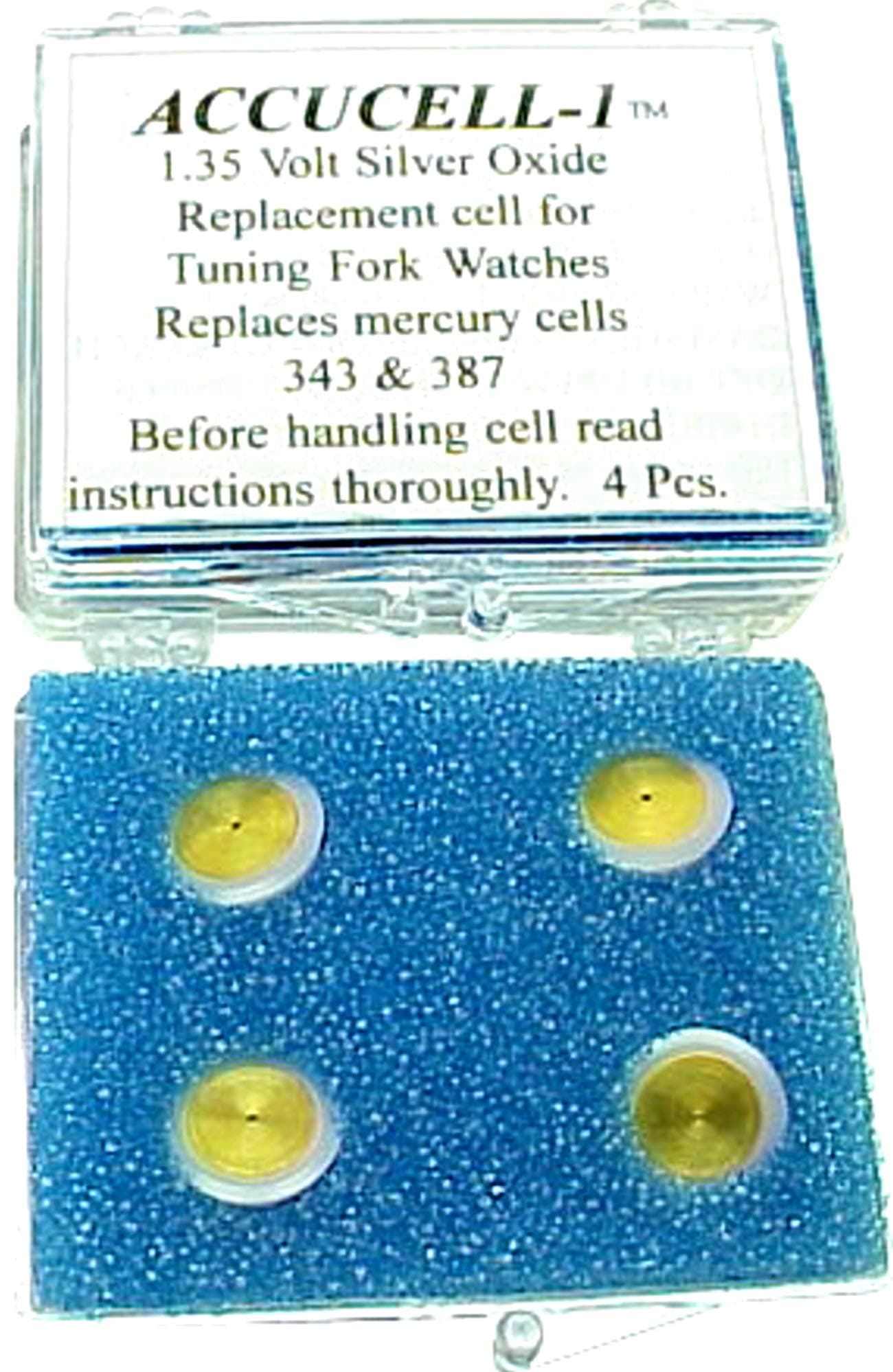 4 Pack - AccuCell Accutron Battery 214