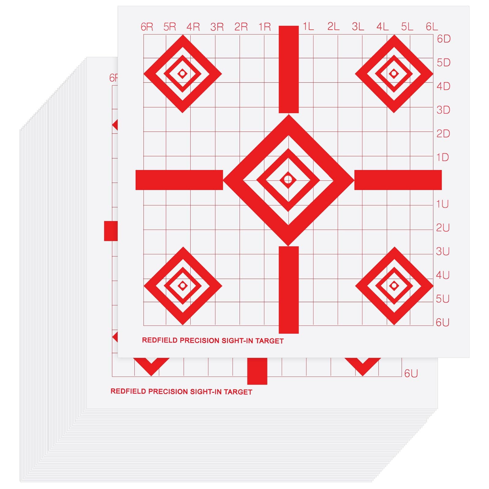 Colarr 200 Sheets Range Targets Shooting Sight in Targets Paper, 16 x 16 Inch, for Shooting Enthusiasts Indoors and Outdoors