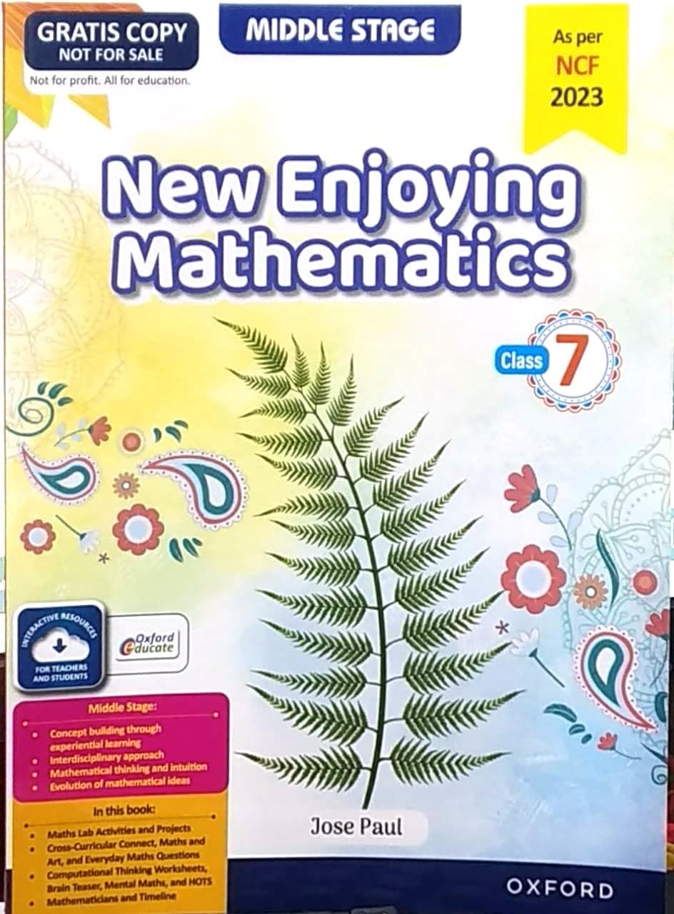 New Enjoying Mathematics | Maths Education for Classroom and Home | Book 7 (Age 11-13 Years)