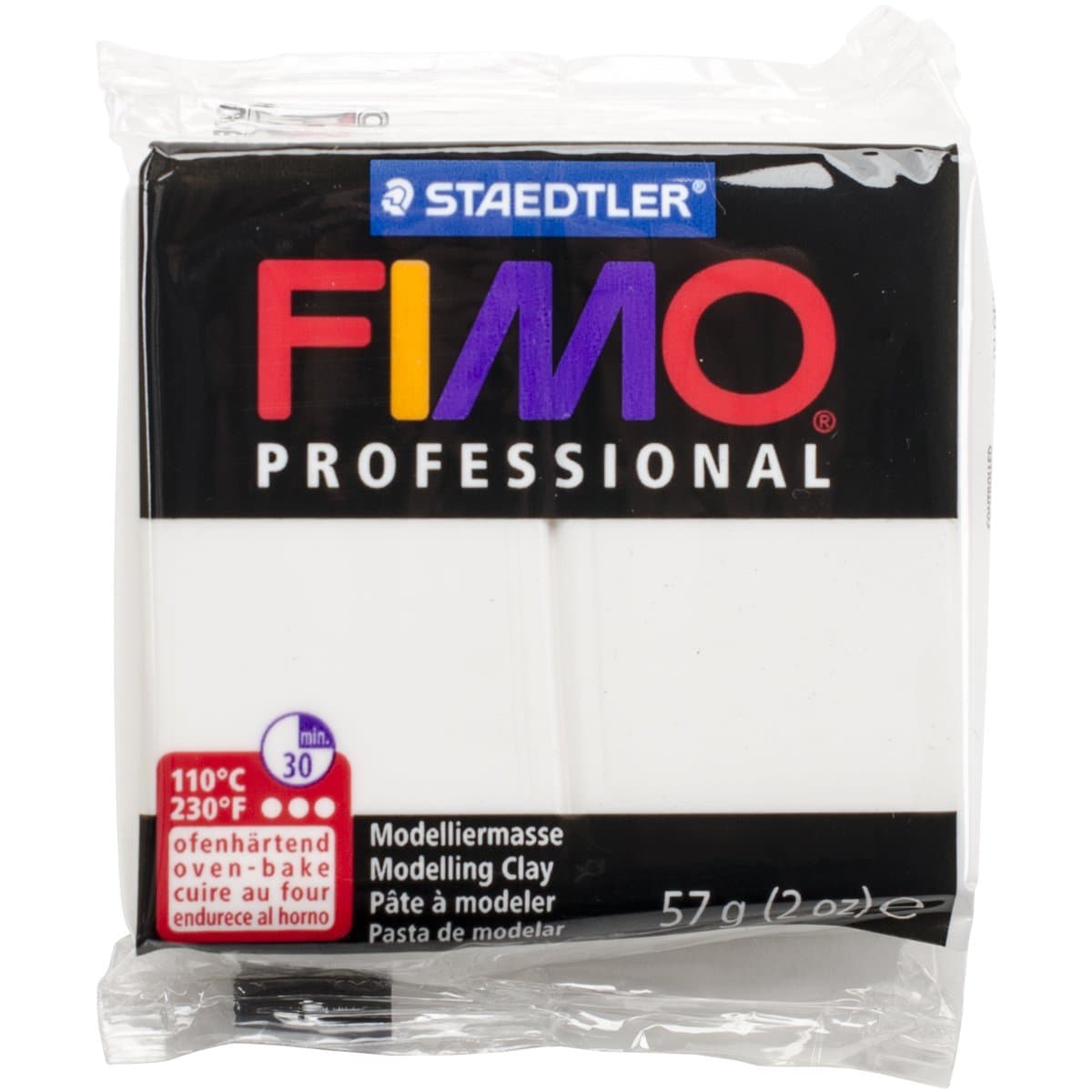 Staedtler Fimo Professional Soft Polymer Clay, 2 oz, White