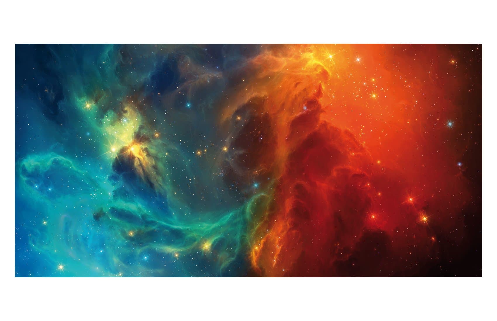 6x3ft Space Gaming Mat for Miniature Games