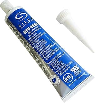 Silicone RTV 4500 FDA Grade High Strength Silicone Sealant, Clear (2.8 fl.oz)