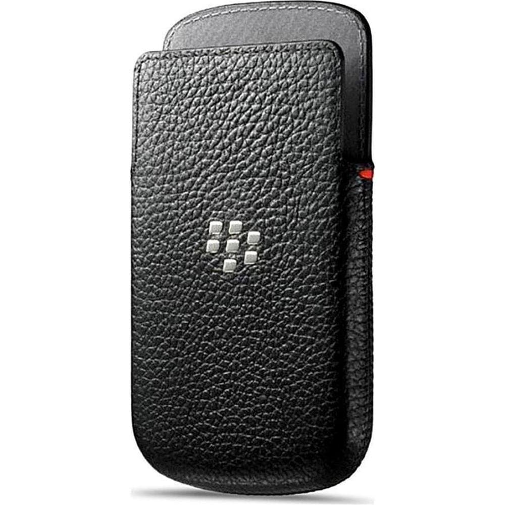 BlackBerry Leather Pocket Case for Q10 - Black