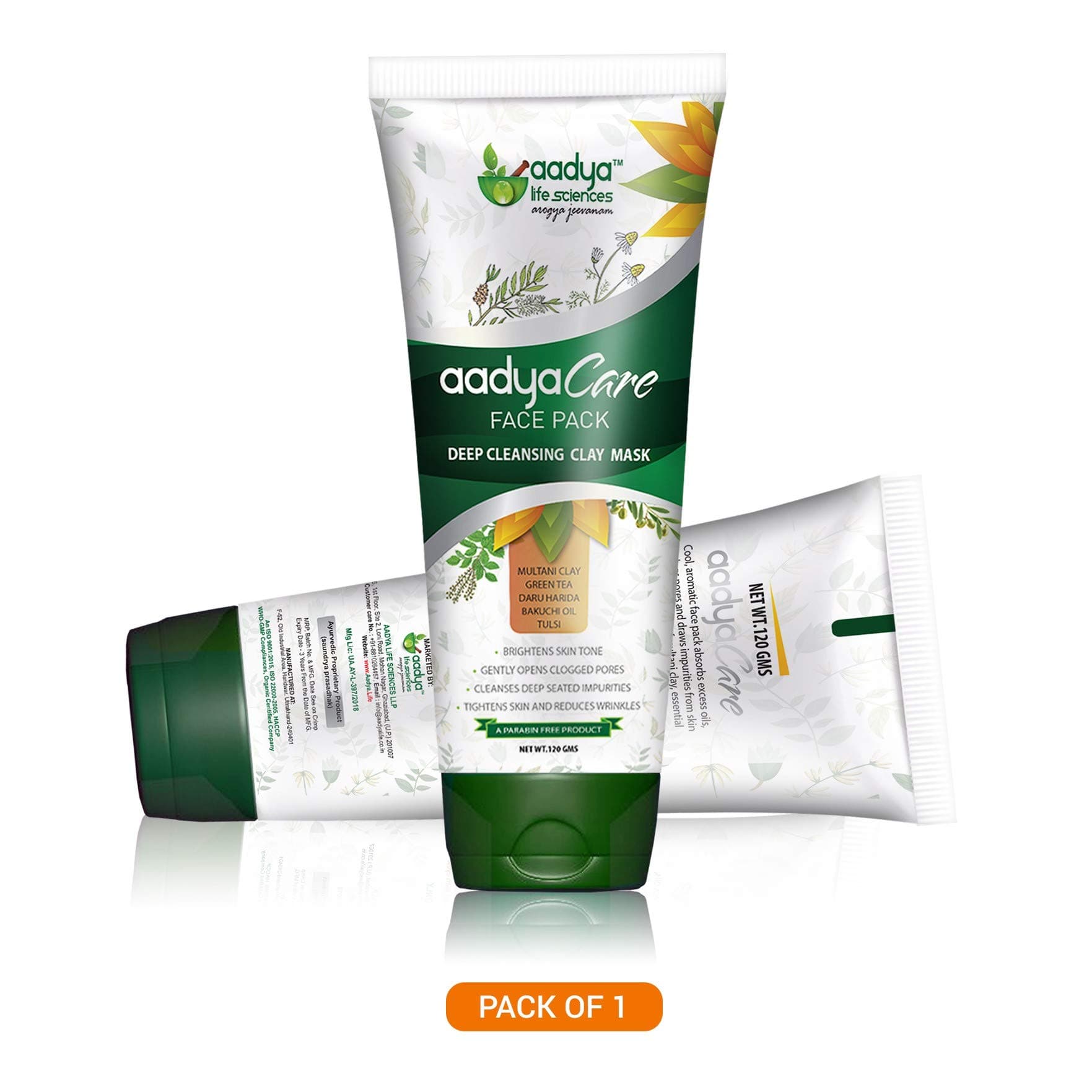Aadya Life Sciences LLP Care Face Pack, 120 g