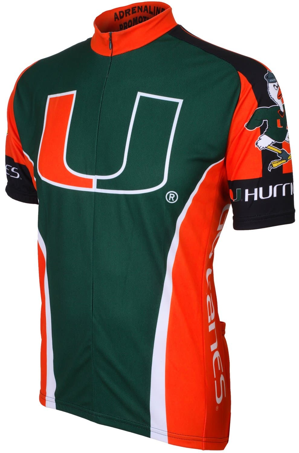 Miami Cycling Jersey, Orange/Green