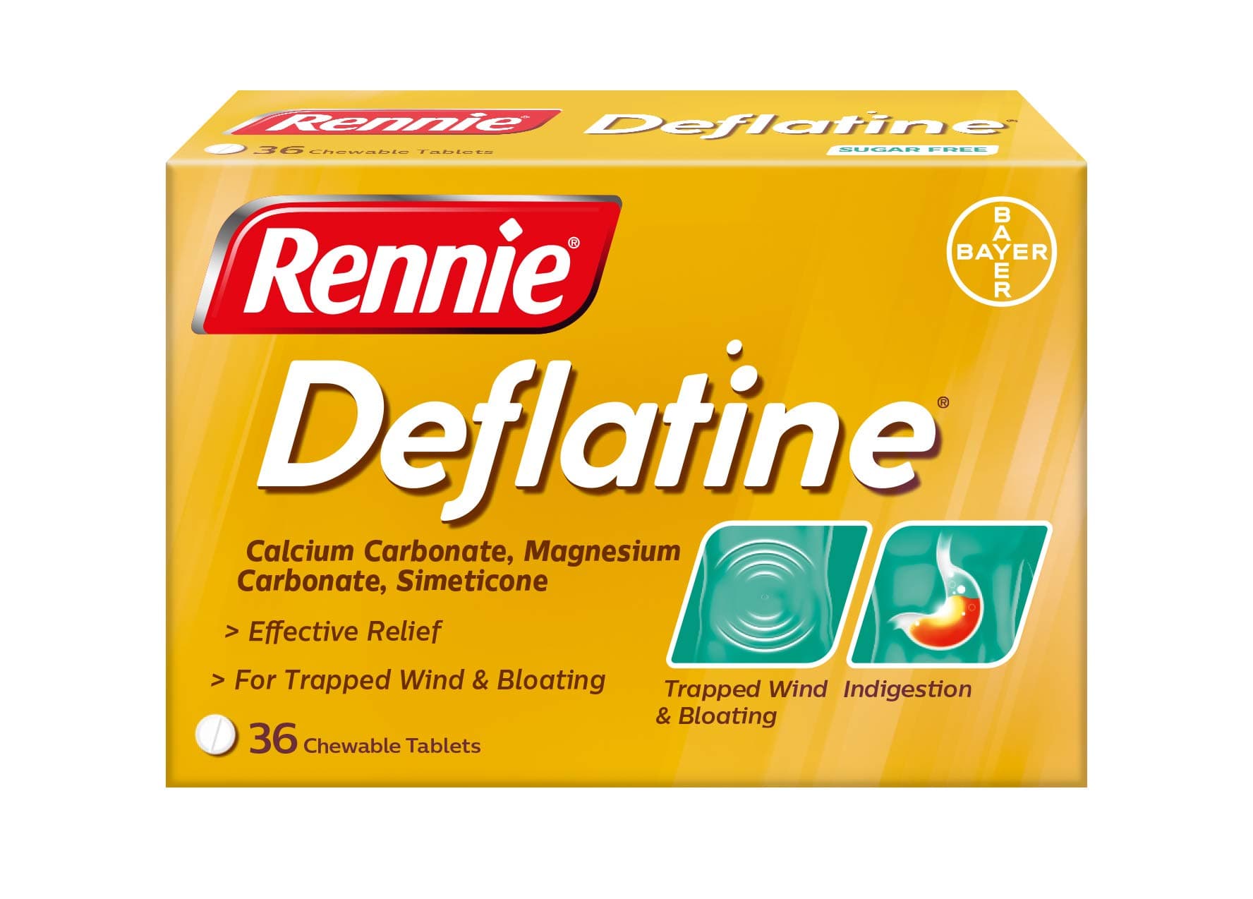 Deflatine Trapped Wind & Bloatedness Relief Tablets S