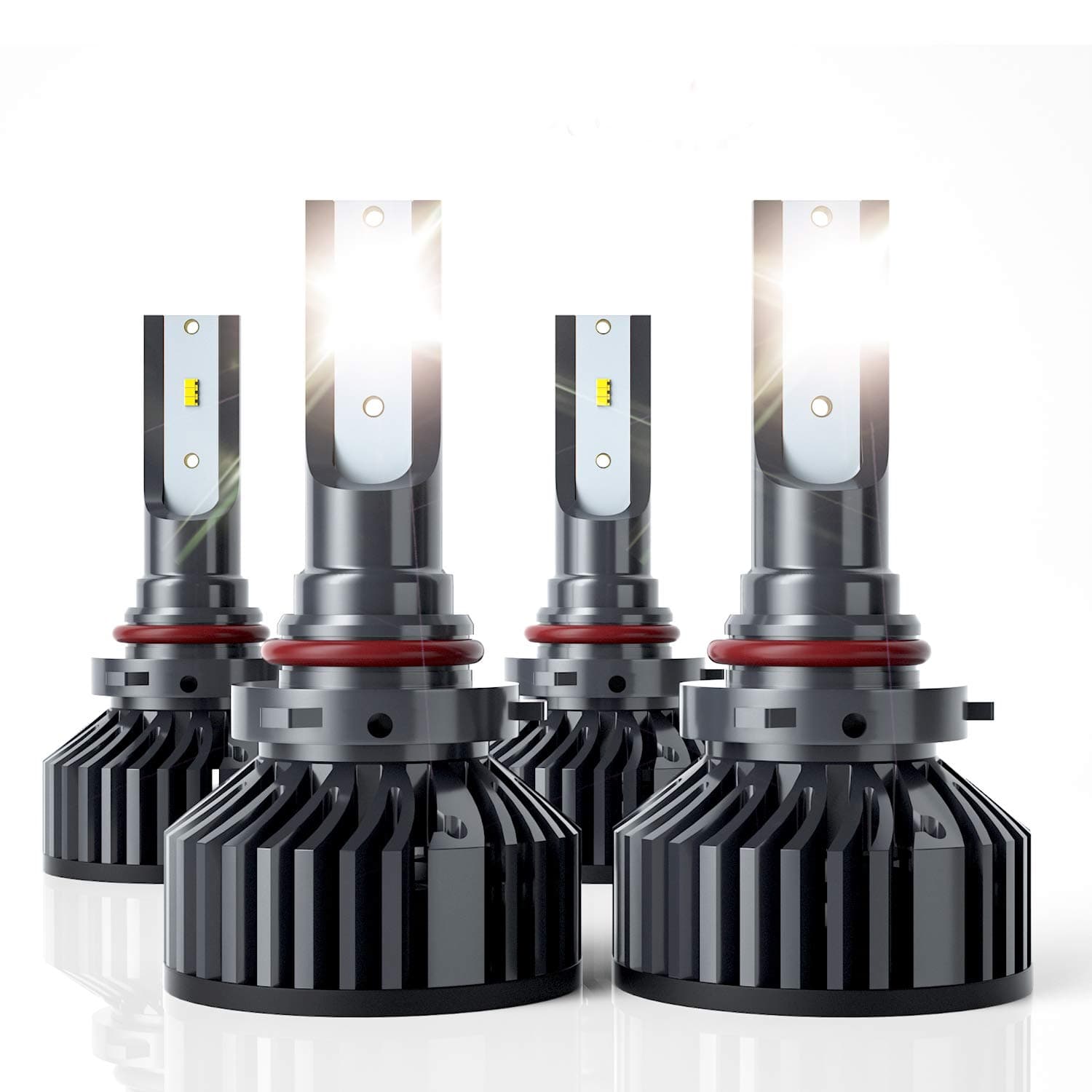 SHINESTAR LED Headlight Conversion Kit, 4-Pack 9005 9006 LED Headlight Bulbs