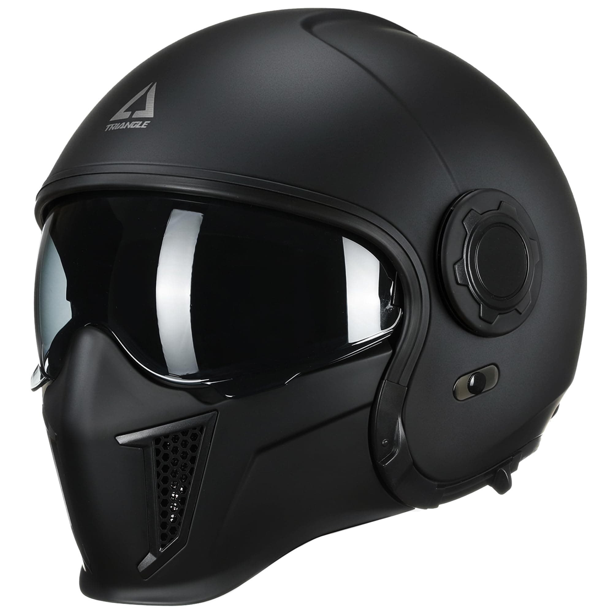 Open Face Motorcycle Helmet Half for Men Cruiser Scooter Street Bike DOT Approved
