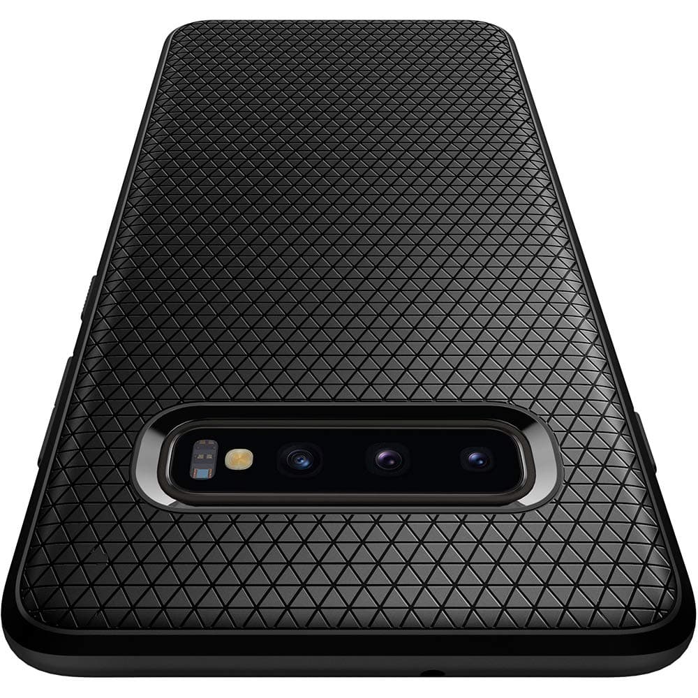 Spigen for Galaxy S10 Case, Liquid Air [No Magnet Ring] [Military-Grade Protection] - Matte Black