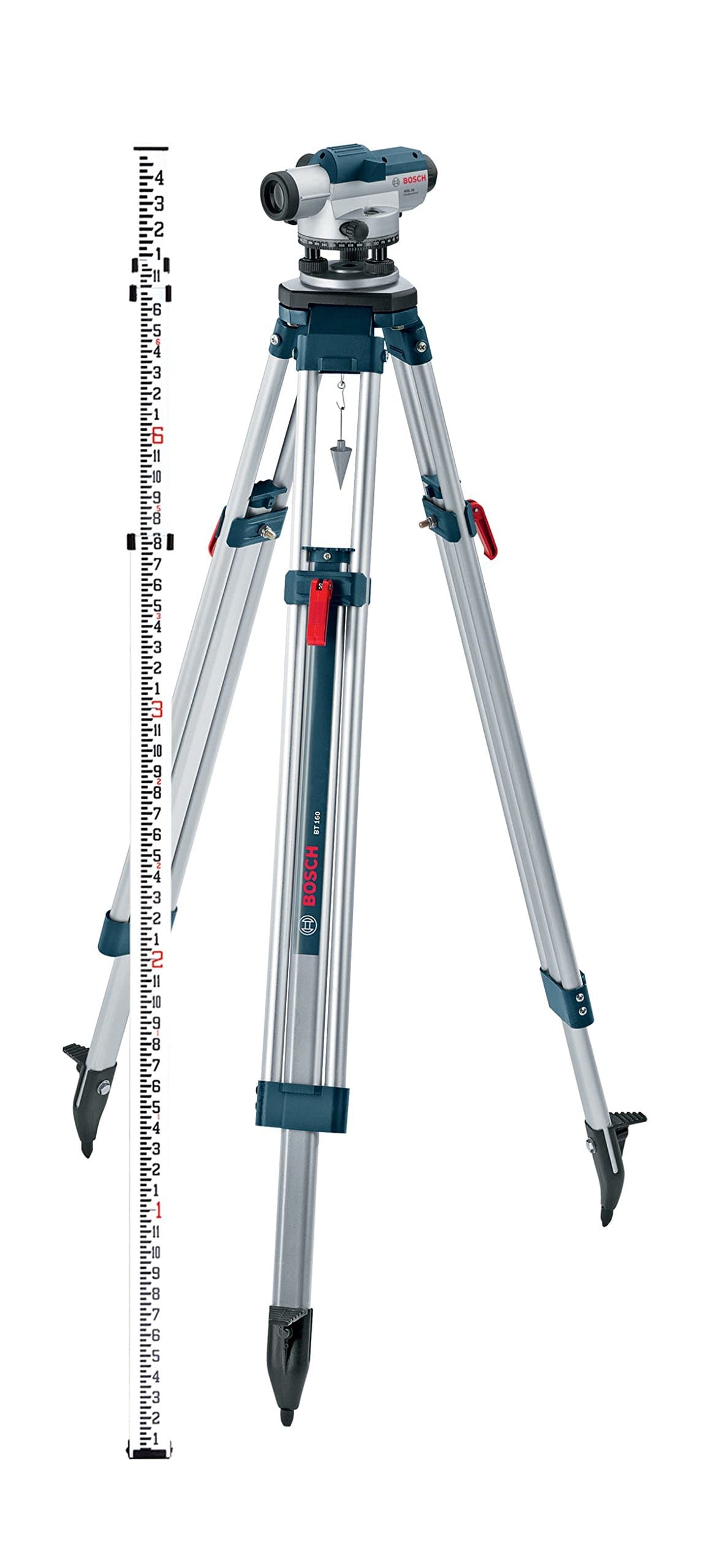 Bosch GOL 32D 32x Optical Level Kit with Indian Make Tripod and Levelling Staff