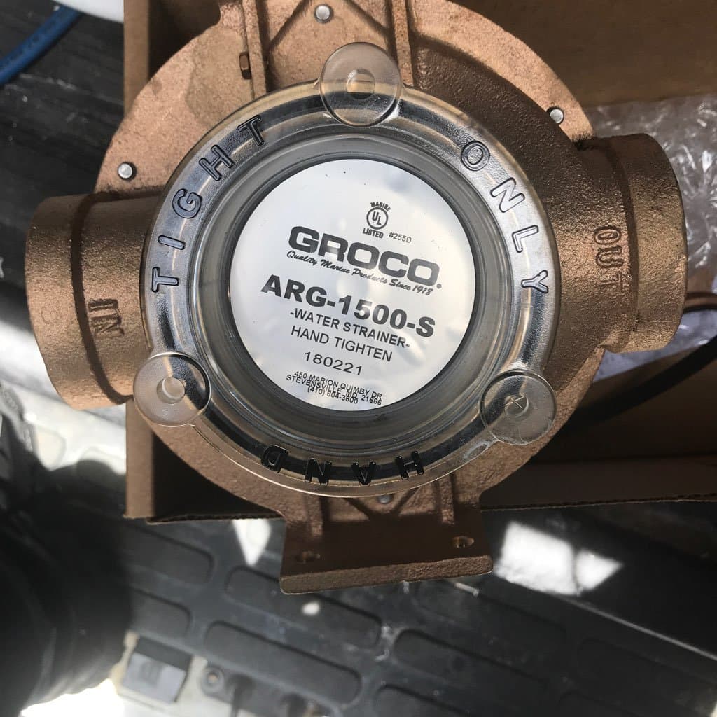 GrocoIntake Strainer with Filter Basket 3/4" ARG-755S