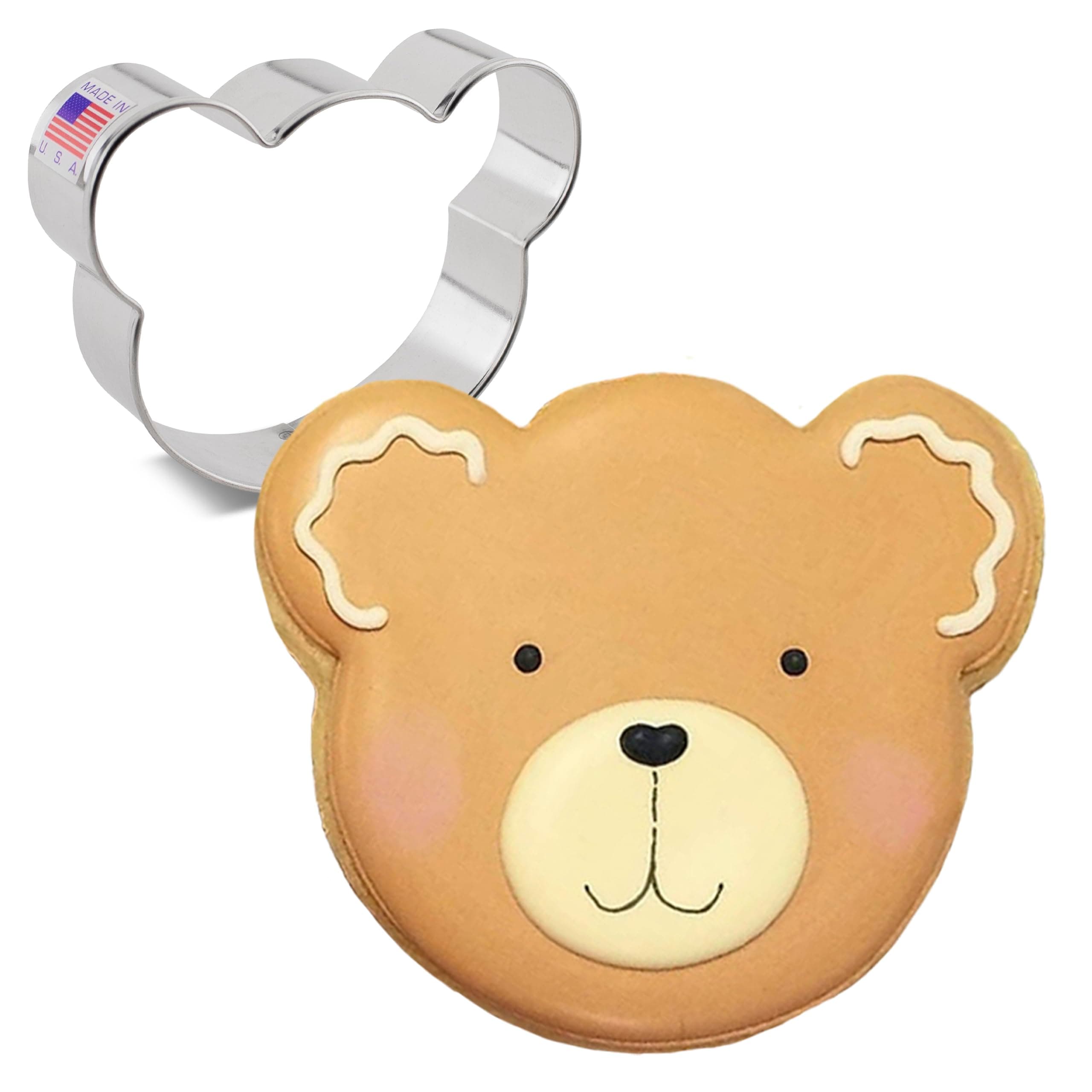 Ann Clark Bear Sandwich Cutter Cookie Cutter 3-1/2" Made in USA