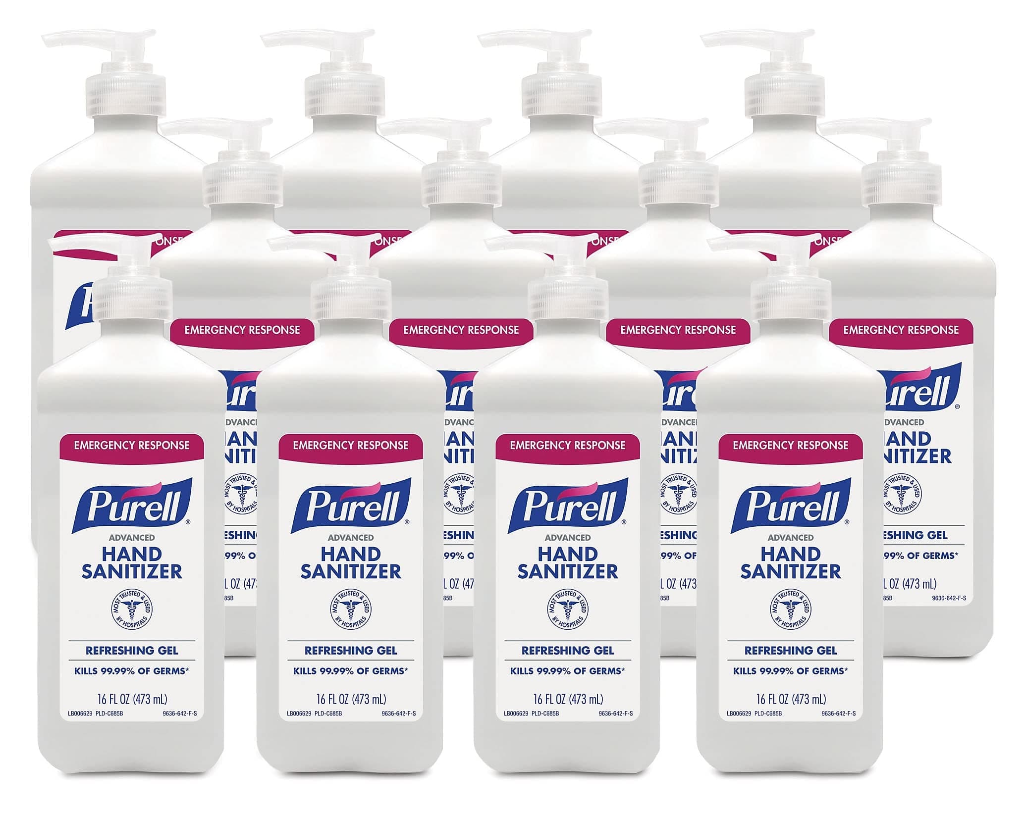 Purell Advanced Hand Sanitizer Pump Bottle 473 ml