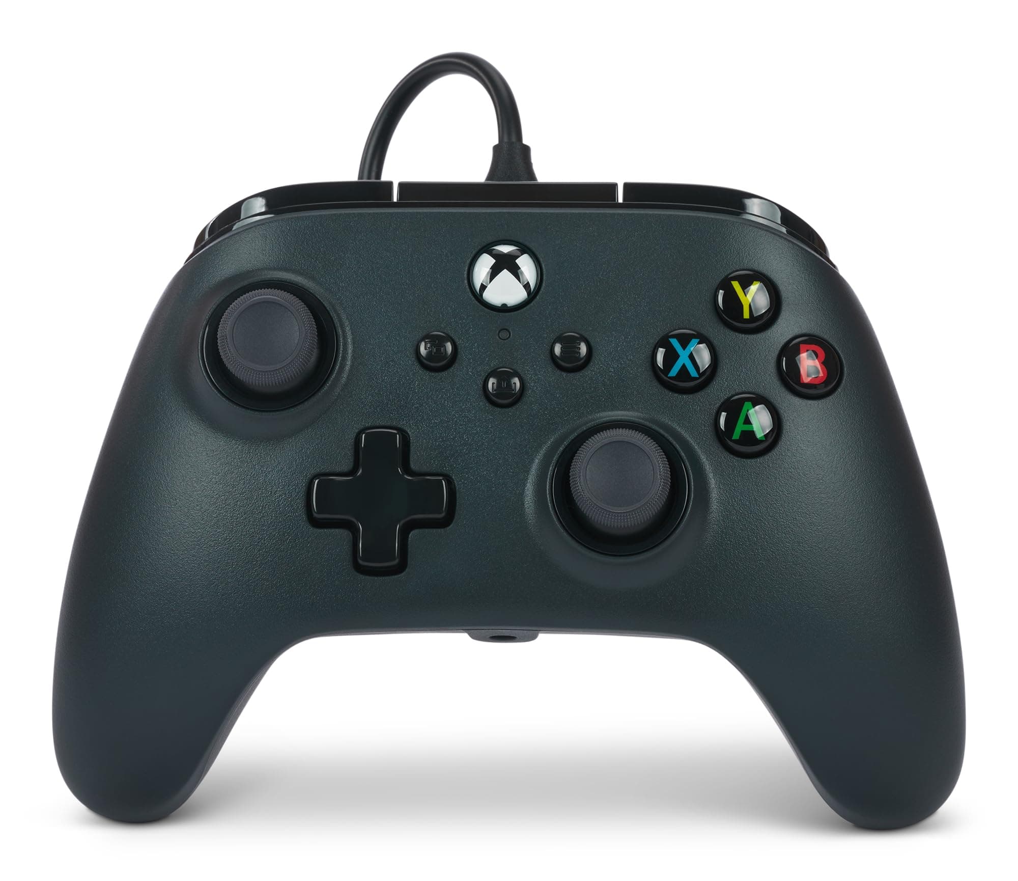 【Xbox公式ライセンス商品】PowerA 有線コントローラー Xbox Series X|S Xbox One PC Windows 10/11 用(公式ライセンス取得) 1519265-03 ブラック 二重振動機能