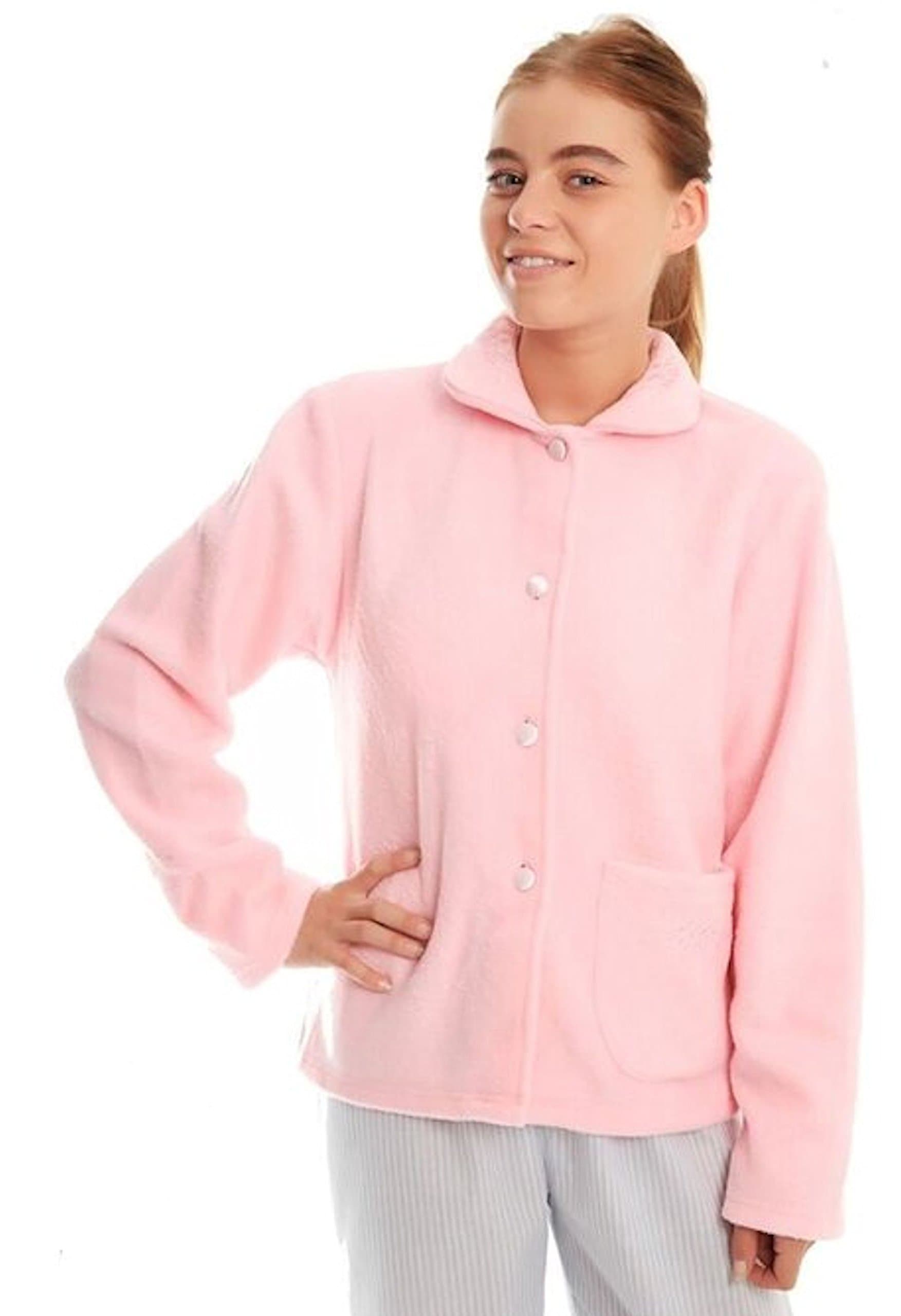 Lady OlgaFleece Bed Jacket Pink 22 – 24