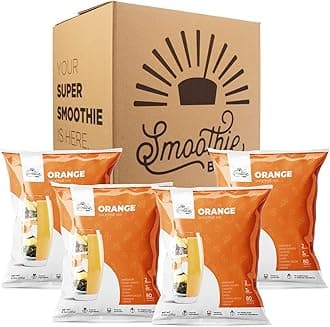 SmoothieBox - Blender Ready Frozen Smoothie Pouches (Orange)