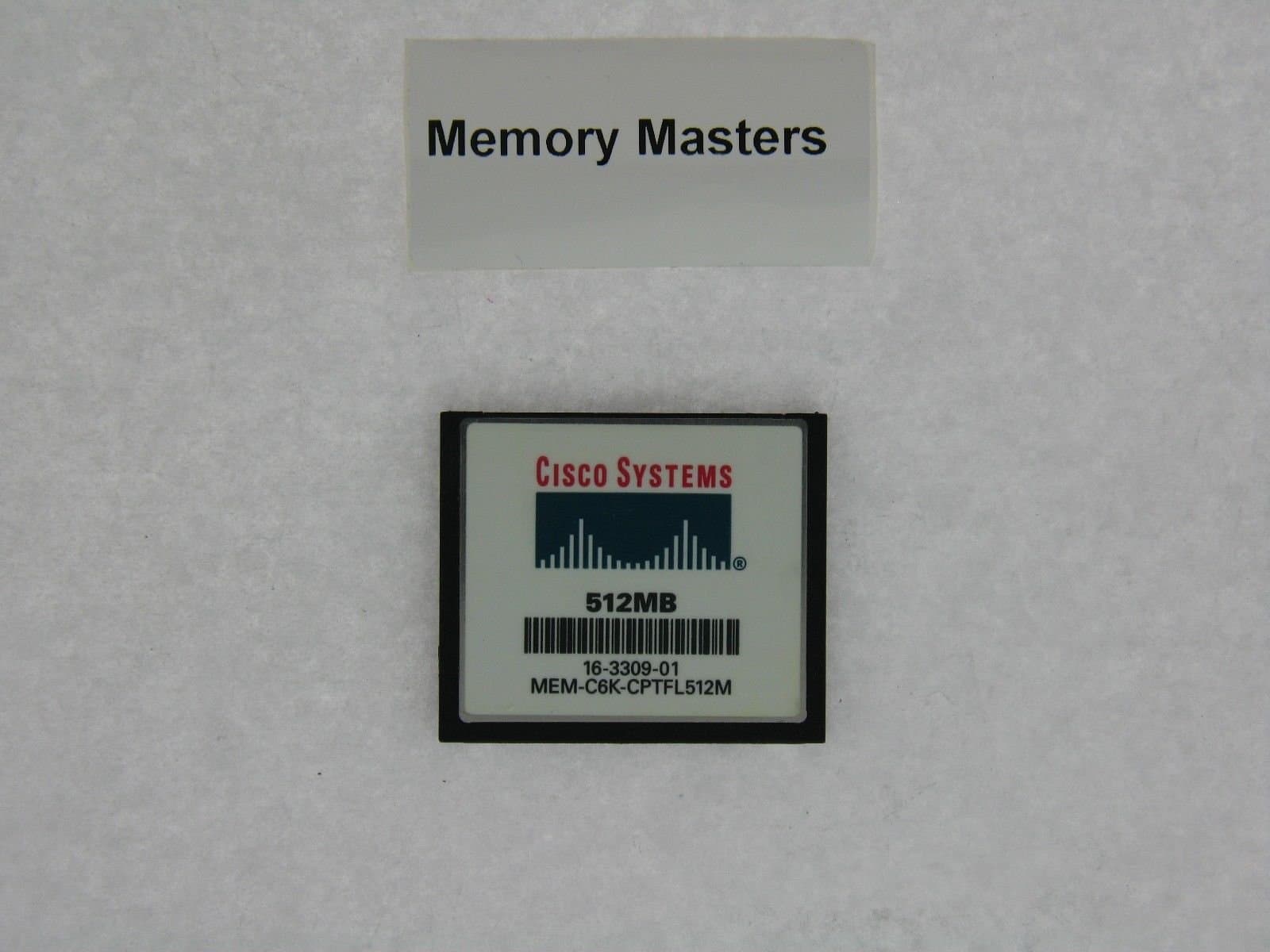 MEM-C6K-CPTFL512M 512MB Approved Compact Flash Memory for Cisco Catalyst 6000 (MemoryMasters)