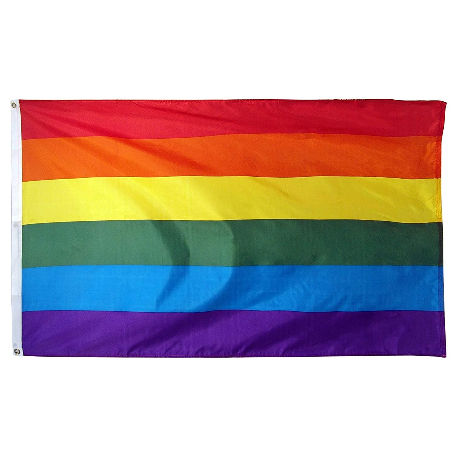 Lyanther Rainbow Print Polyester Flag 3 x 5 Feet