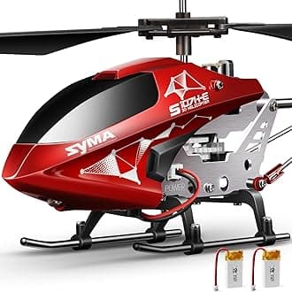 SYMA S107H-E RC Helicopter for Kids 8-12, Remote Control Helicopter with Altitude Hold, One-Key Take Off/Landing, 2 Speed Modes, and 2 Batteries for 16 Mins Flight Time