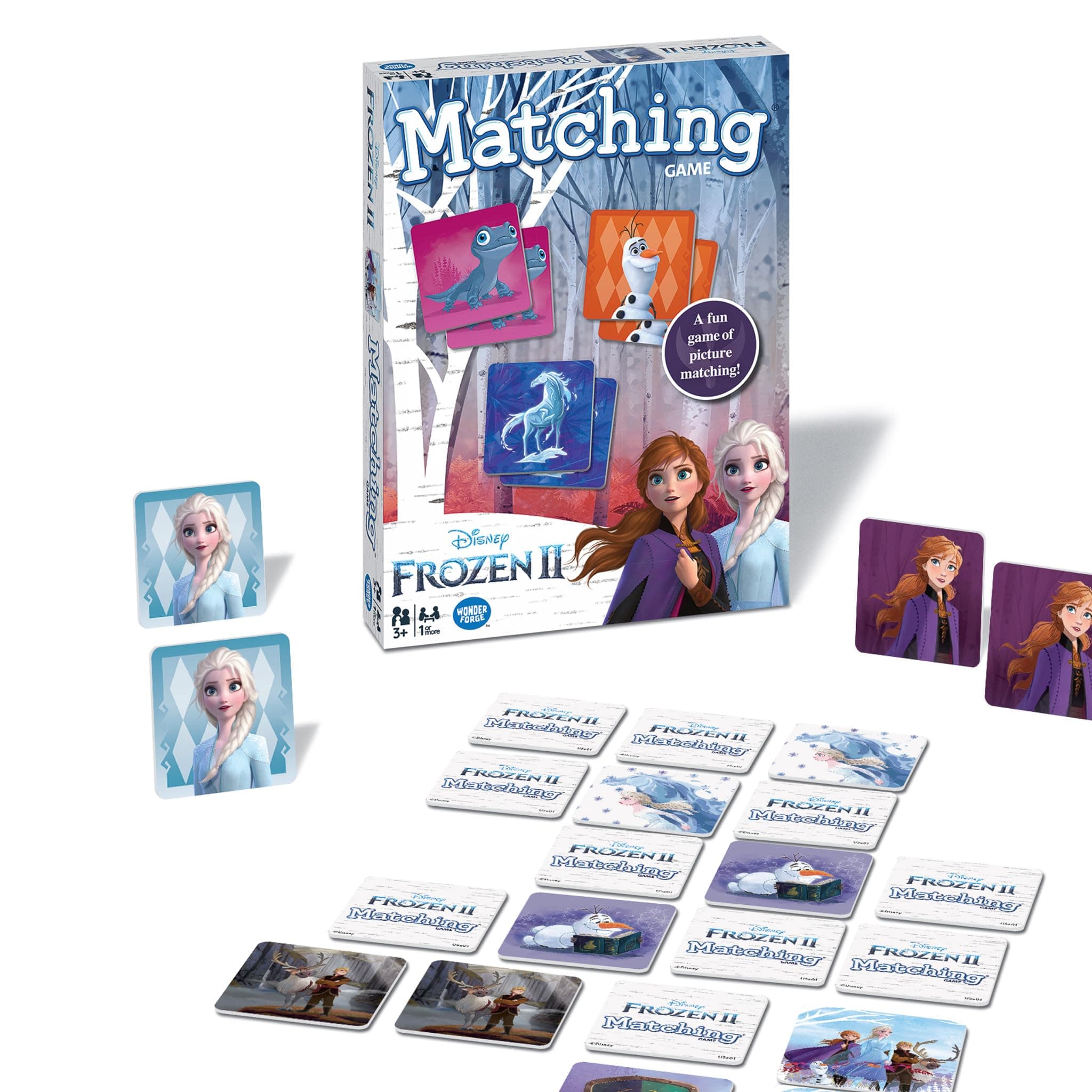 Wonder Forge Frozen 2 Matching Game | Rapid Fun Memory Game for Kids | Ideal ...