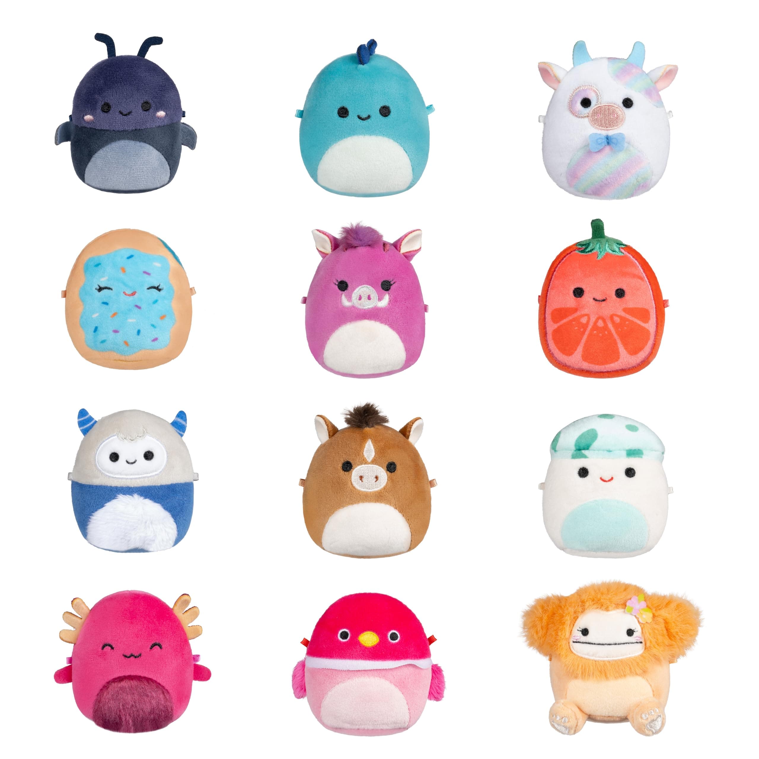 Micromallows Squishmallows Original Plush 12-Pack (Amazon Exclusive)