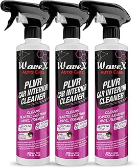Wavex Car Interior Dashboard Cleaner Sanitize(1L) | PLVR Plastic Leather Vinyl Rubber Cleaner Reduces Bacteria Microbes