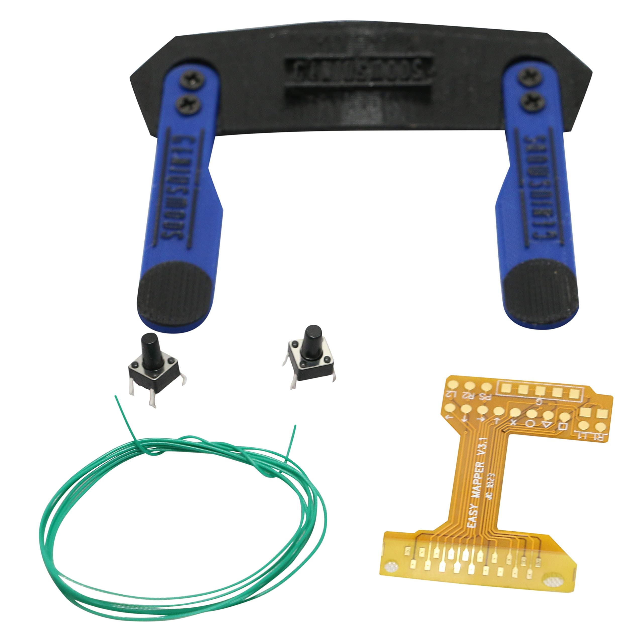 Geniusmods Enterprises DIY Playstation 4 Paddle Install Kit Mod Easy Mapper Professional Gaming PS4 JDM-040 JDM-055 CUH-ZCT2 Extra Buttons Flex PCB Board