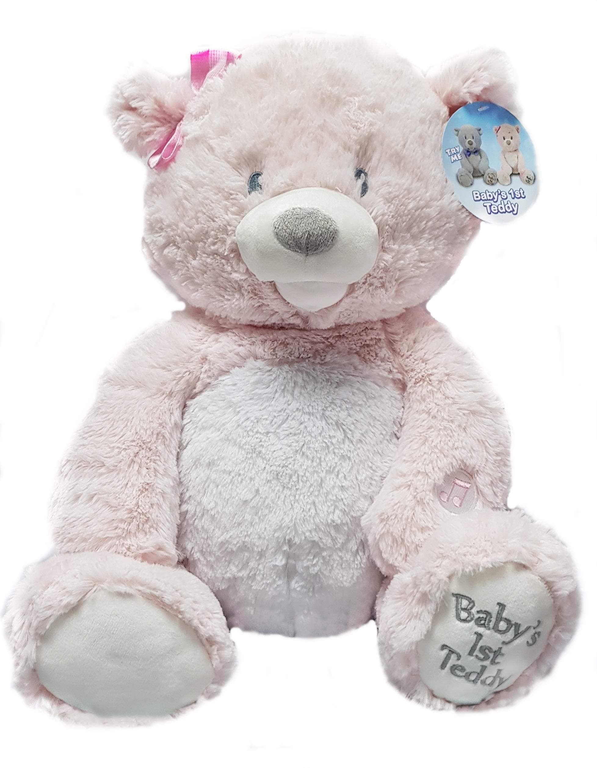 CUDDLE BARN Pink My First LullabyTeddy Teddy Bear TY-B1-P