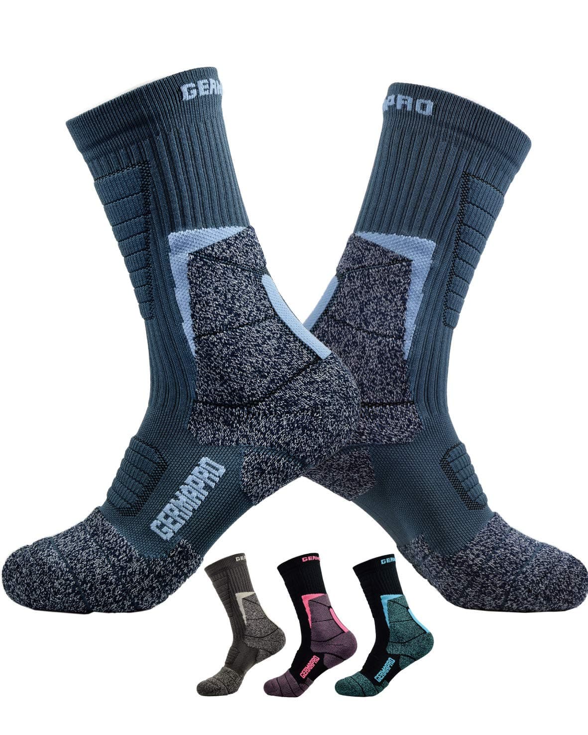 GermaProMen's Hiking Socks Breathable Boot Socks
