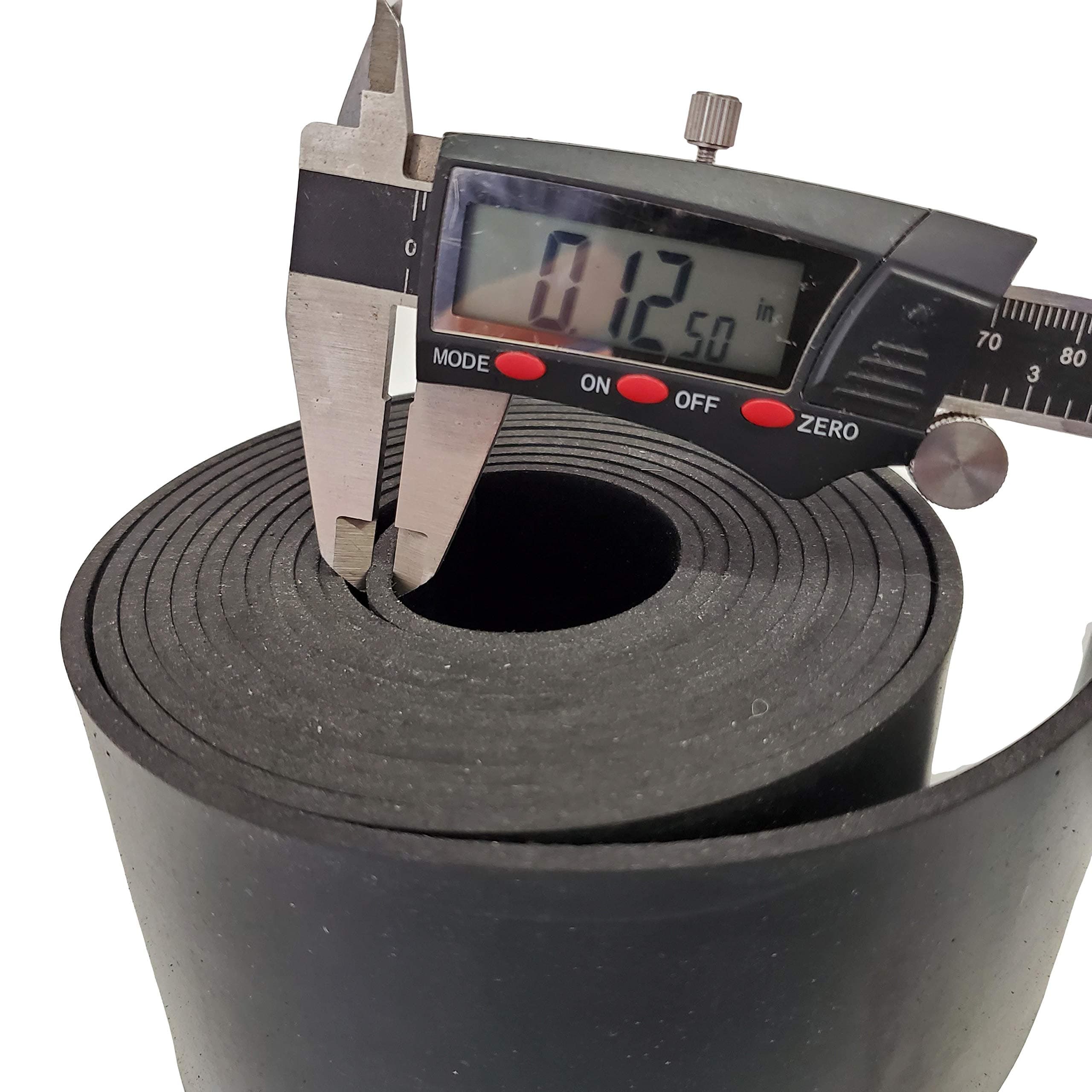 Rubber Sheet Warehouse Neoprene Sheet All-Purpose Rubber Sheets and Rolls - Smooth Finish, No Backing Med Hard Solid Rubber, Perfect for Weather Stripping, Gasket, Costume & DIY Projects