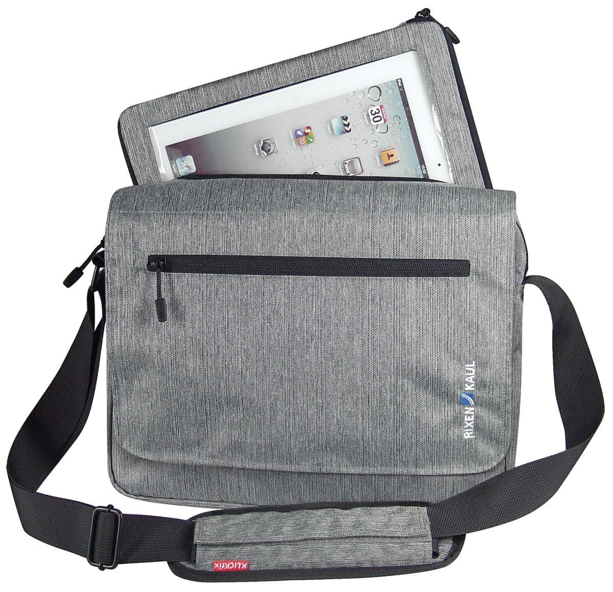 Rixen Kaul Bicycle Handlebar &AMP; Pad Tablet Bag, Grey, 5.5 Litres 0274PGR