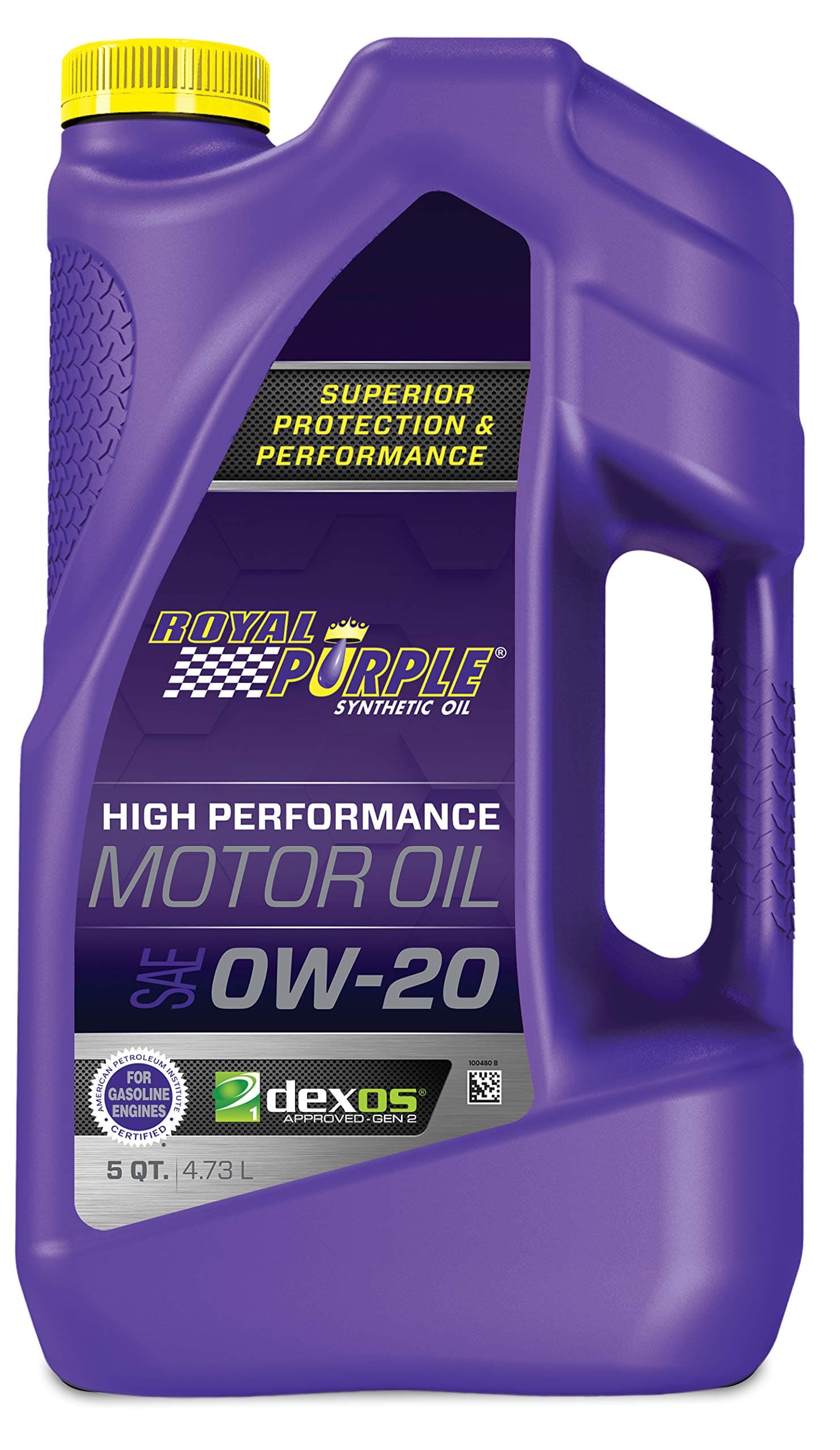 ROY51020 API-Licensed SAE 0W-20 High Performance Synthetic Motor Oil - 5 qt.