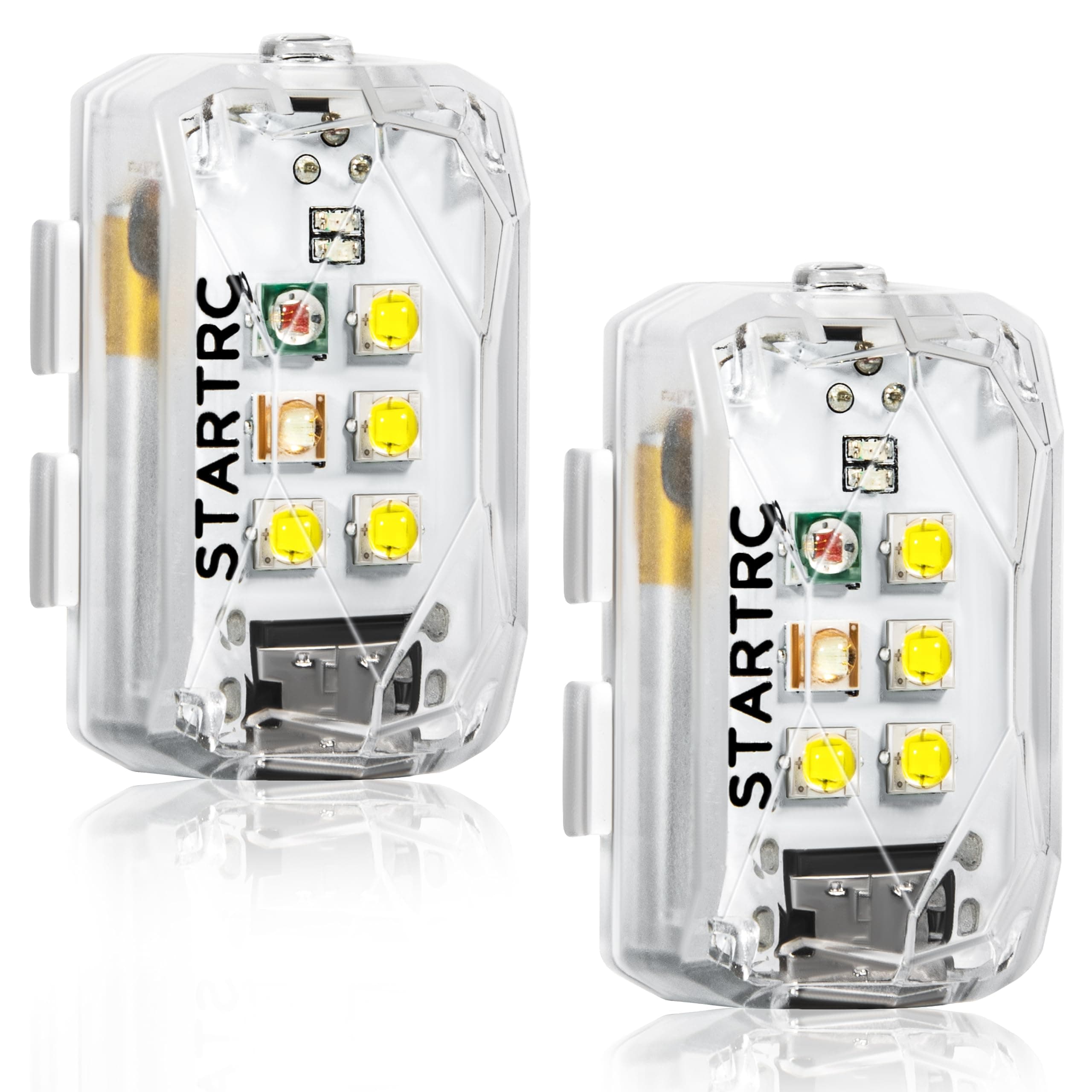 Drone Strobe Light, Rechargable Flash Led Lamplight for FAA DroneNight Flying, Fits for DJI Neo 2,Mini 5 Pro/ 4 Pro/3/4k, Avata 2,Air 3S and All RC Drones Accessory(2pc)